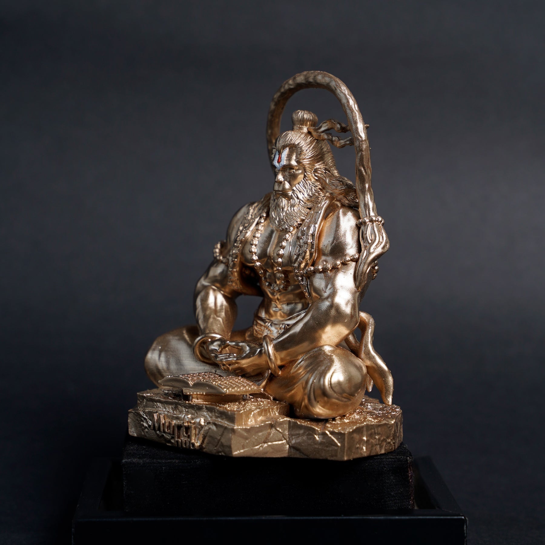 Pavan Sut Hanuman ji Antique Gold