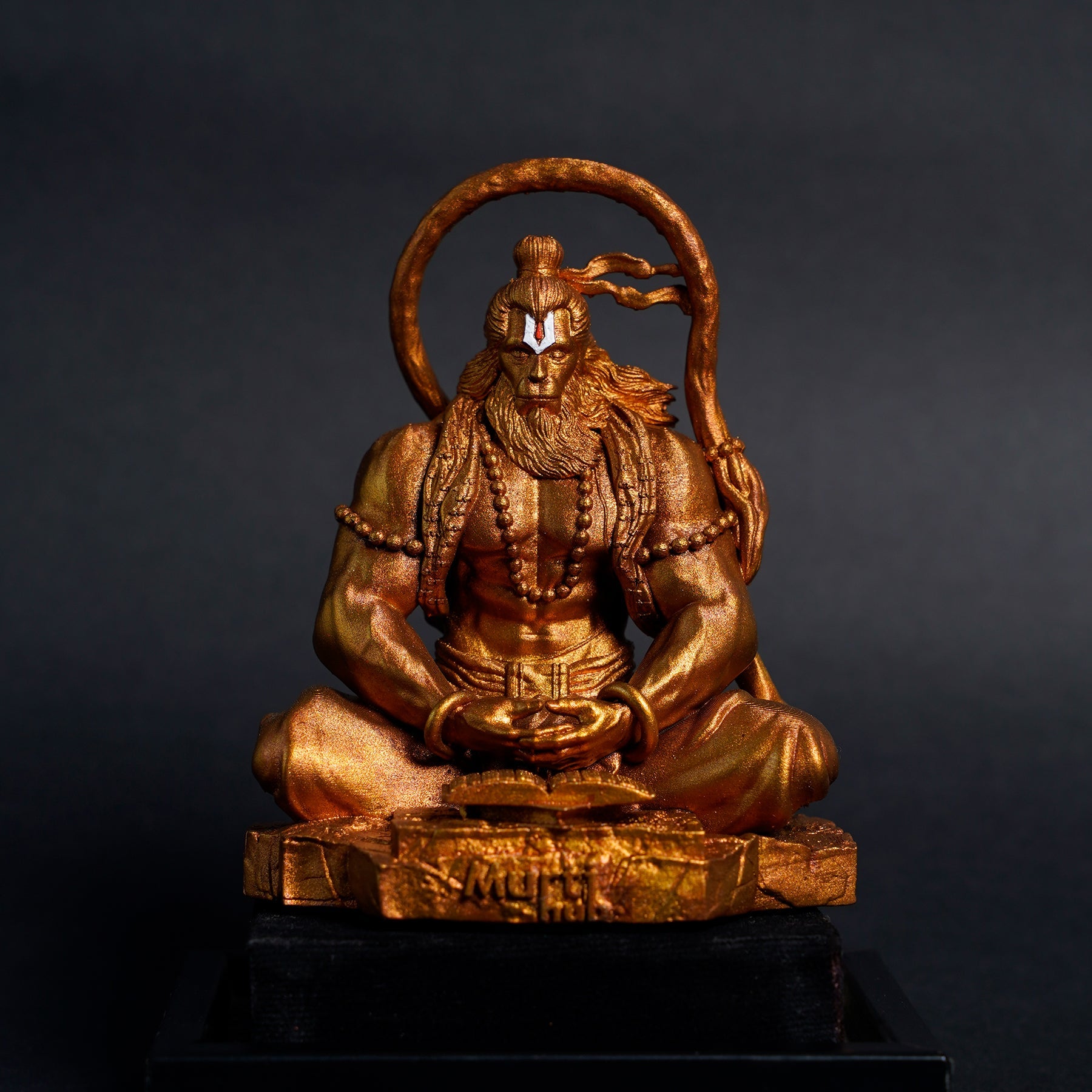 Pavan Sut Hanuman ji Antique Gold