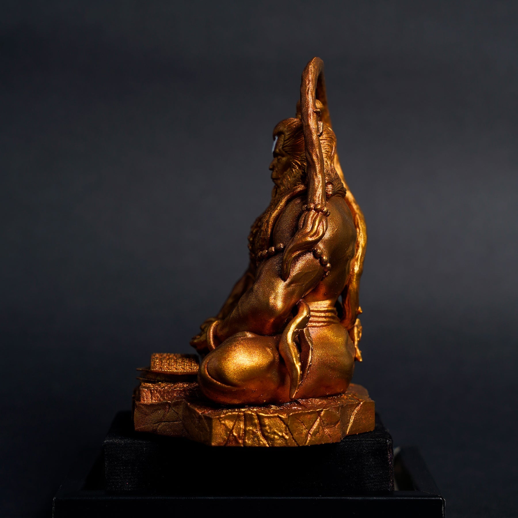 Pavan Sut Hanuman ji Antique Gold