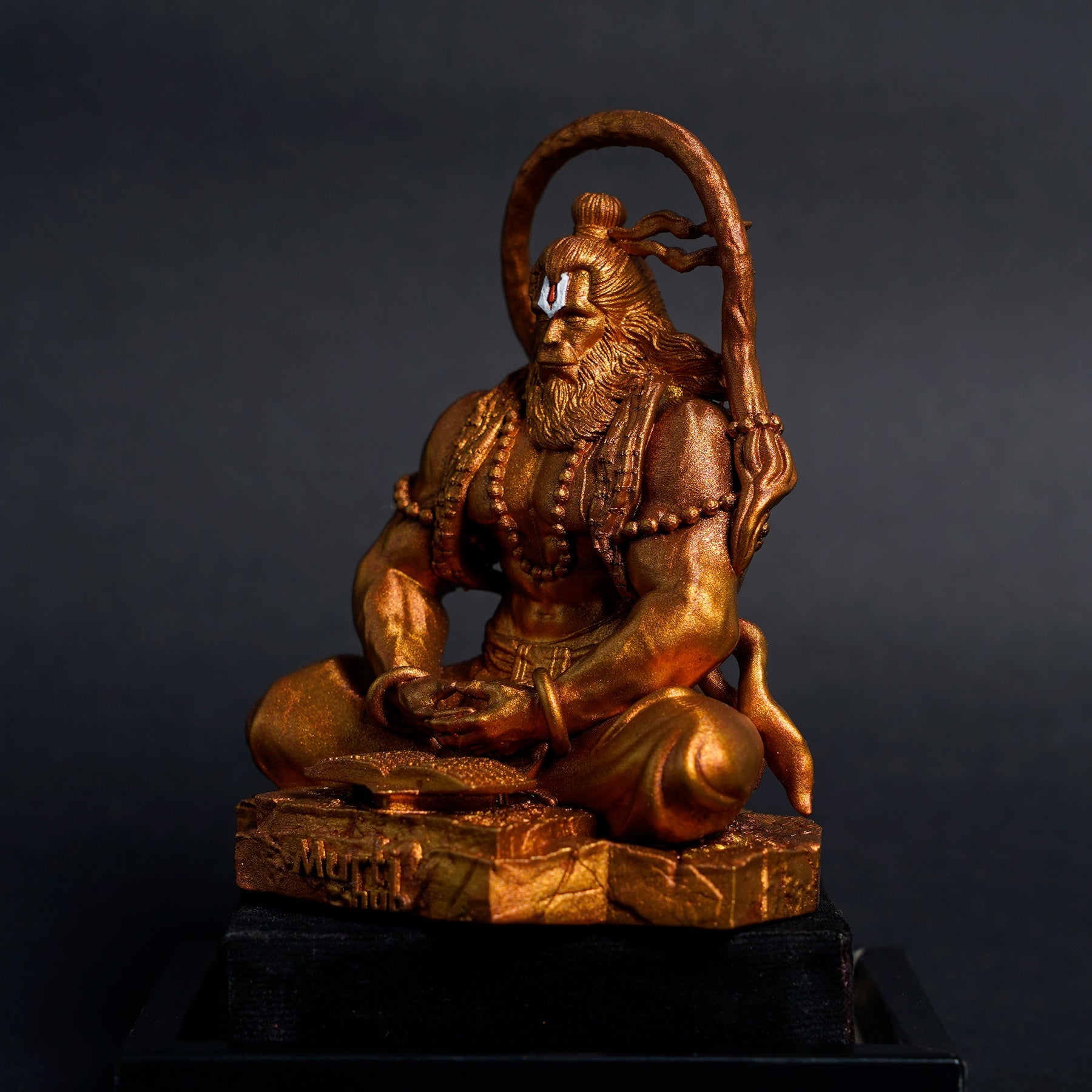 Pavan Sut Hanuman ji Antique Gold