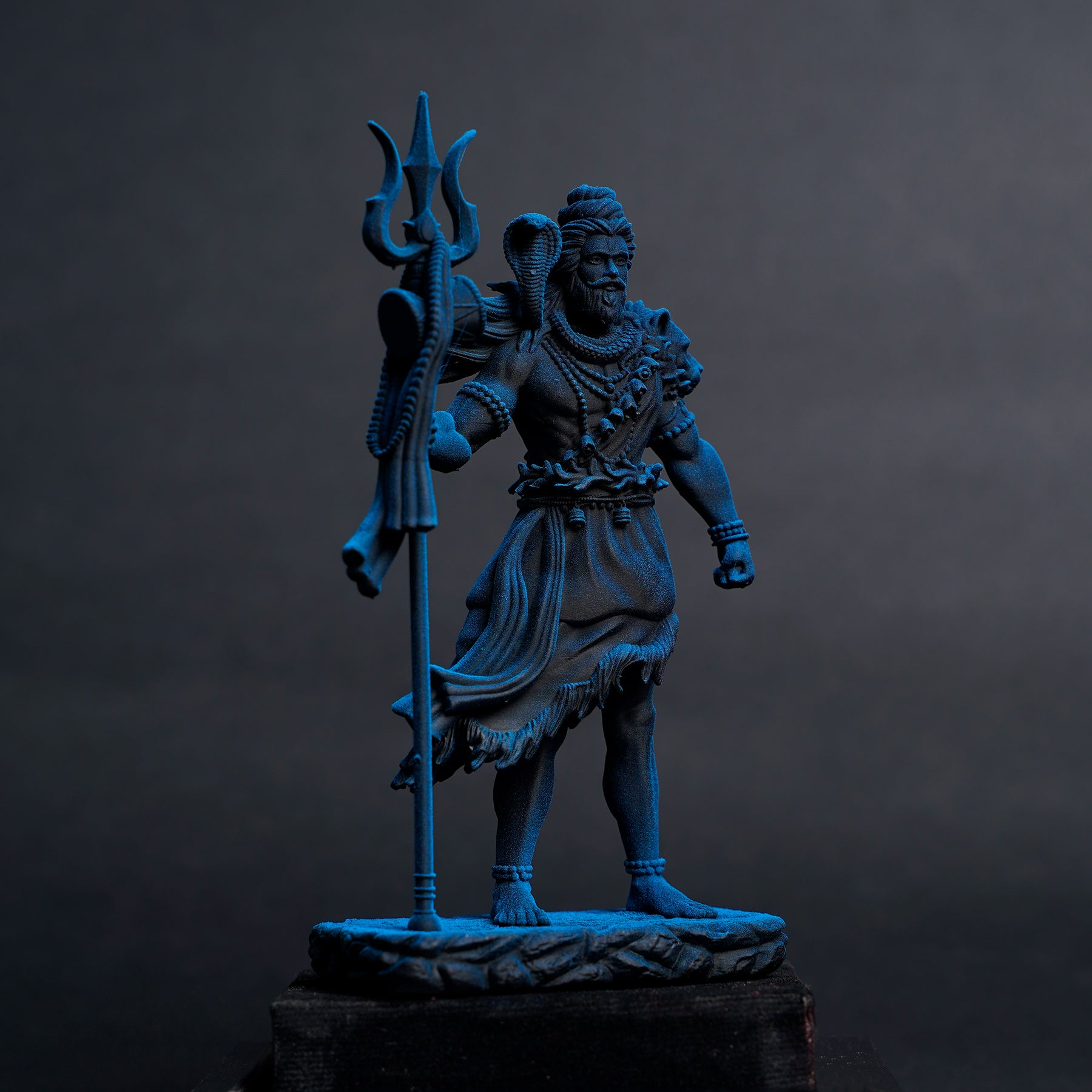 Shiva-The Protector Antique Gold