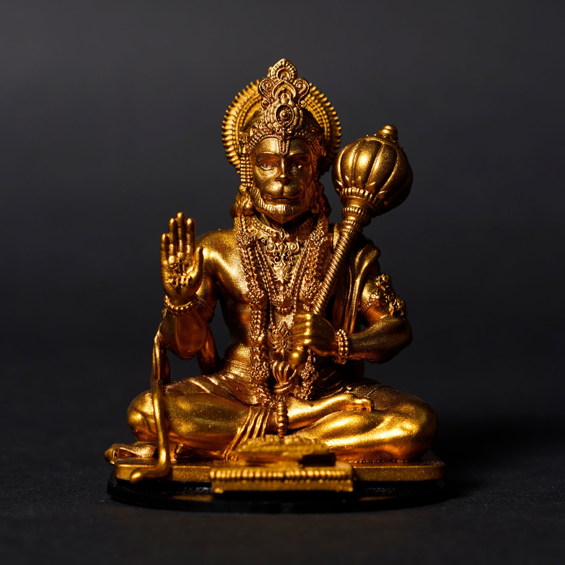 Lord Hanuman ji Antique Gold