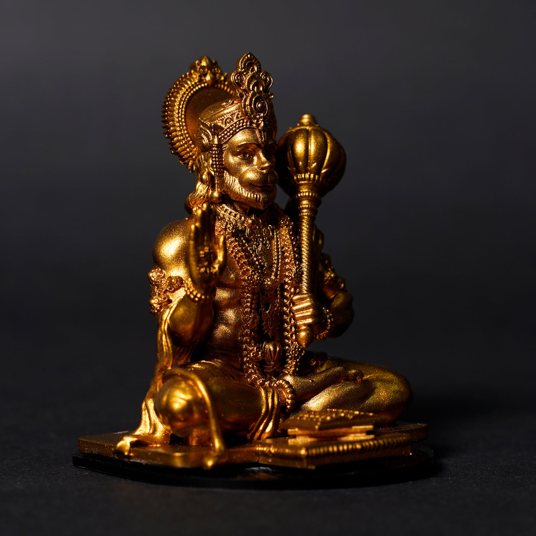 Lord Hanuman ji Antique Gold