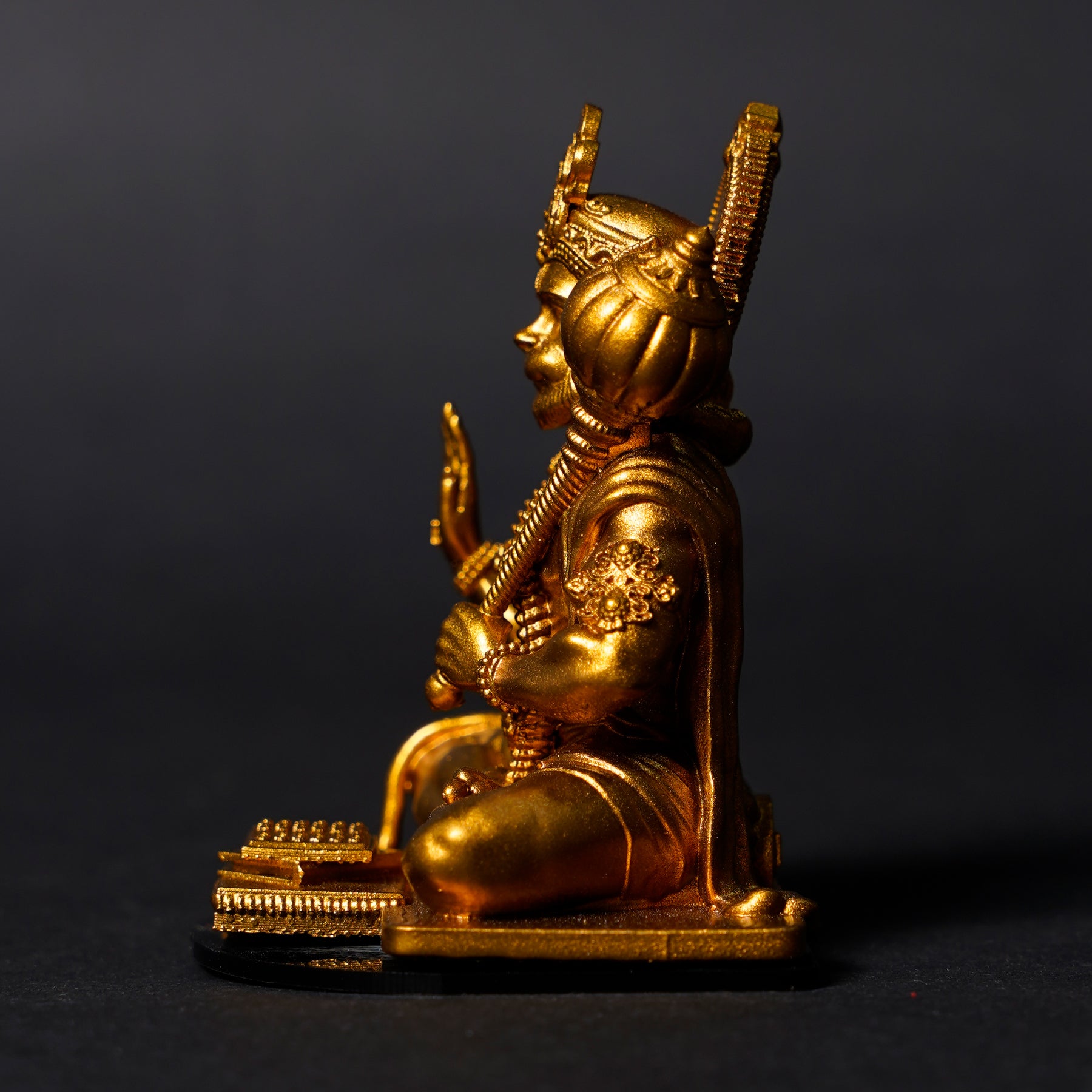 Lord Hanuman ji Antique Gold