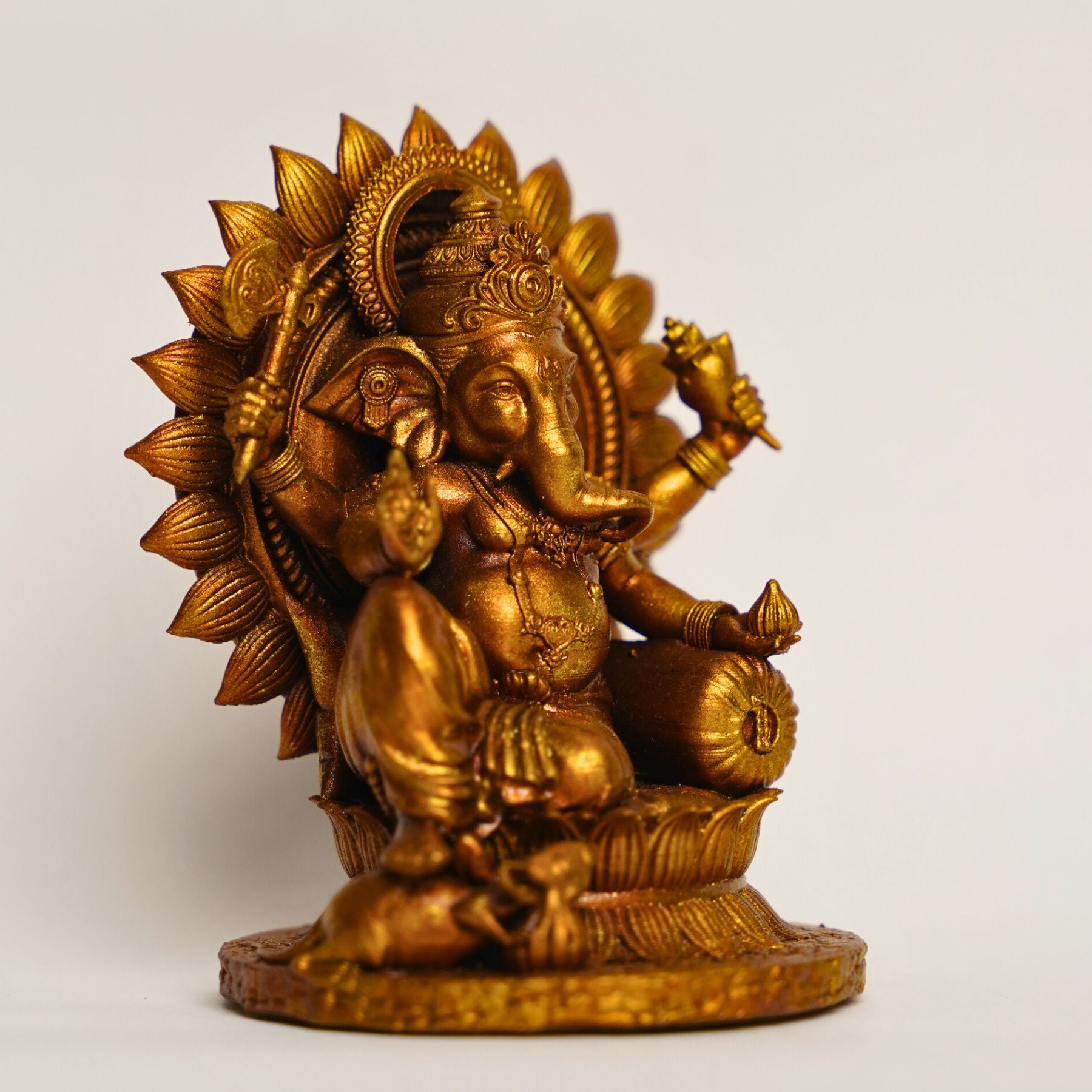 Lord Ganesha Antique Gold