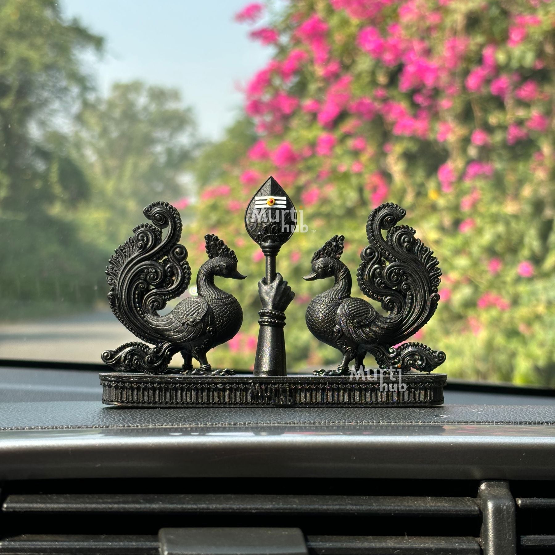 Lord Murugan’s Om Vel with Peacock