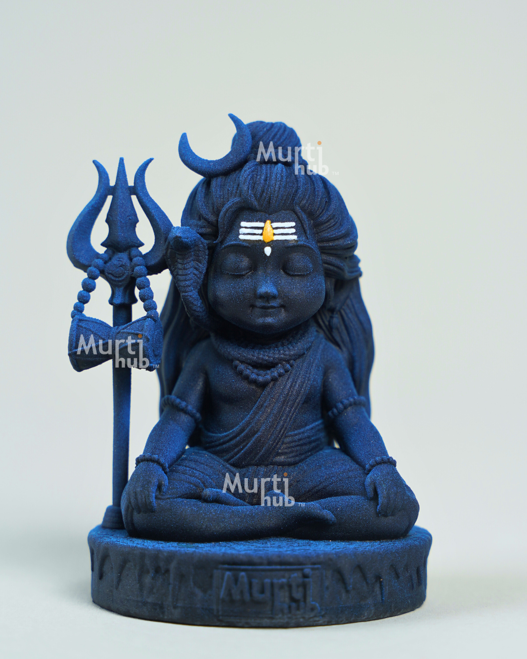 Baal Shiva Idol – The Serene Meditator Blue