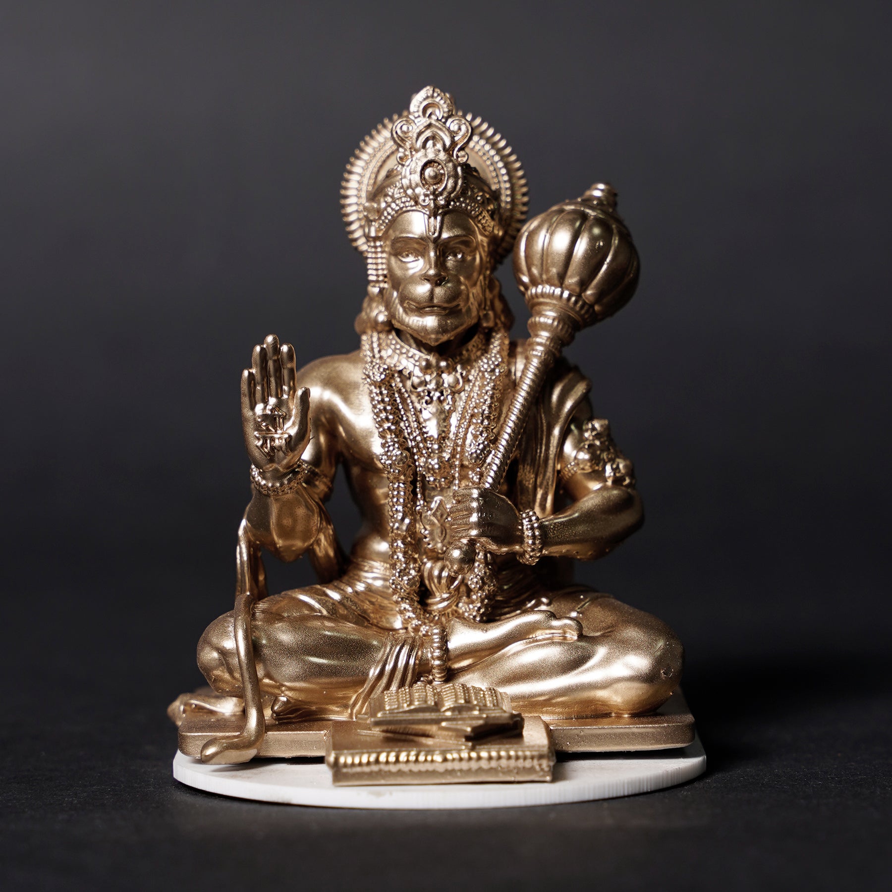 Lord Hanuman ji Antique Gold