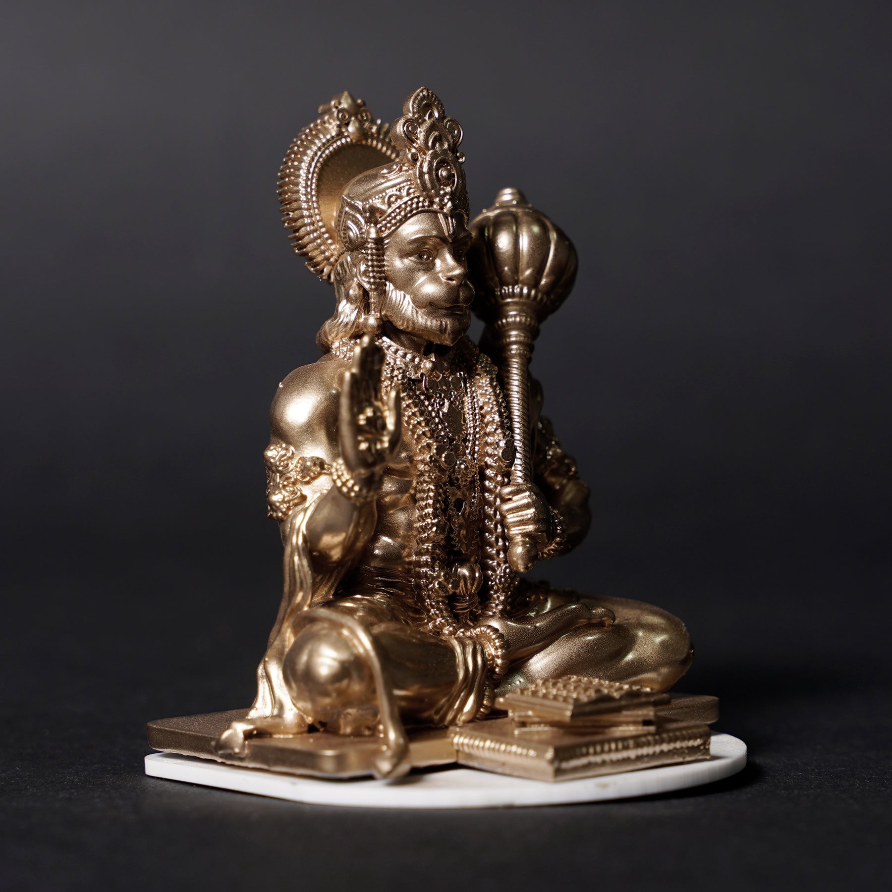 Lord Hanuman ji Antique Gold