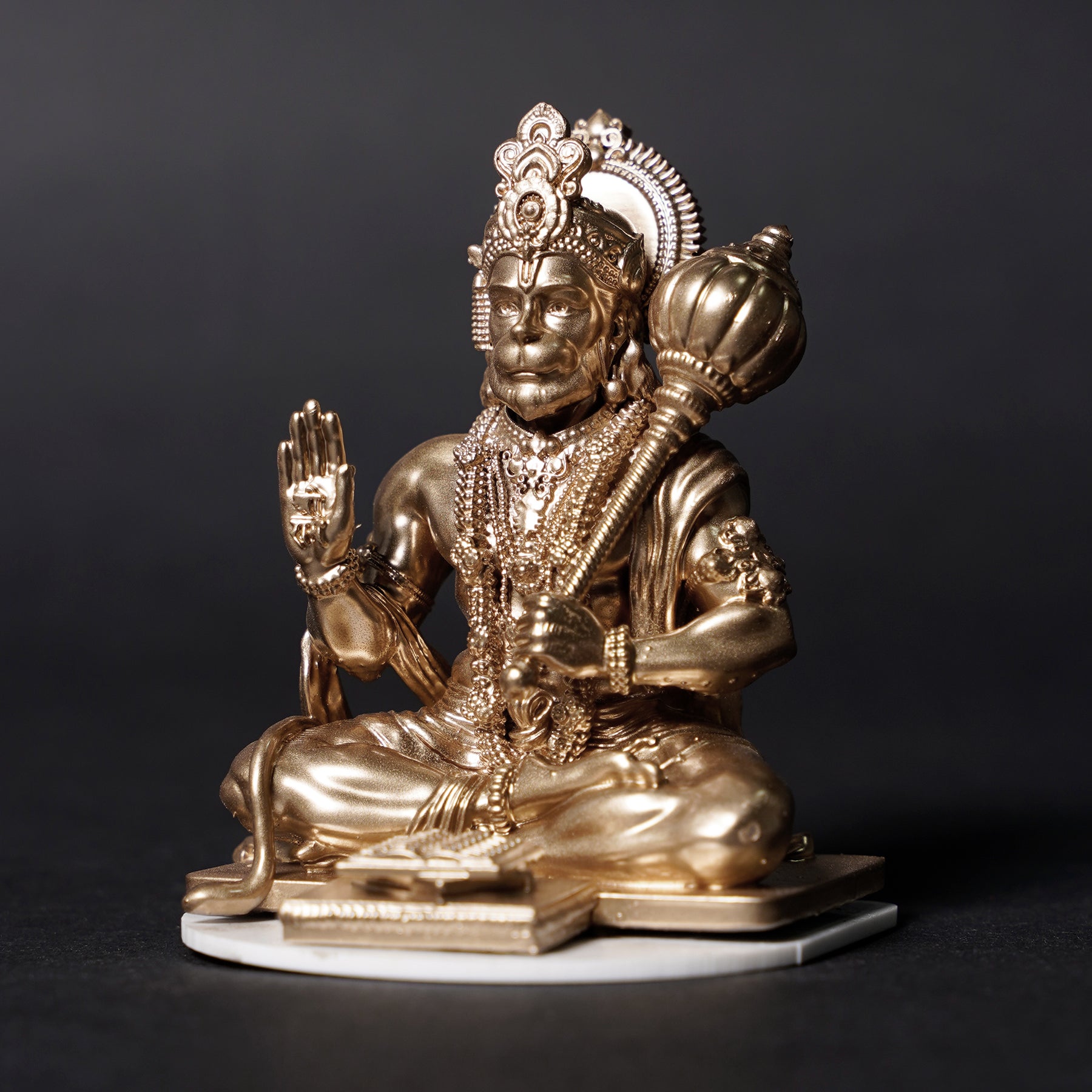 Lord Hanuman ji Antique Gold