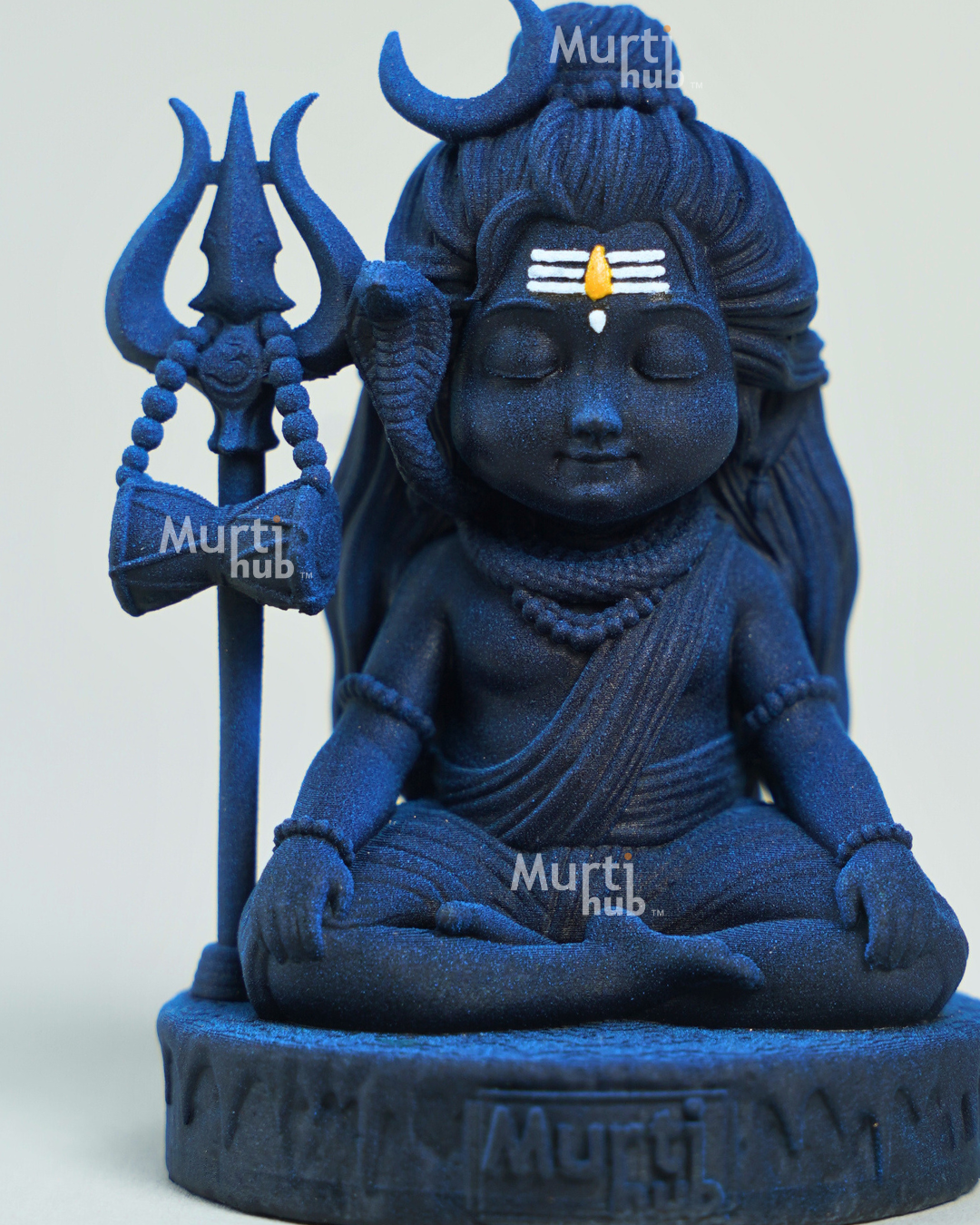 Baal Shiva Idol – The Serene Meditator Antique Gold