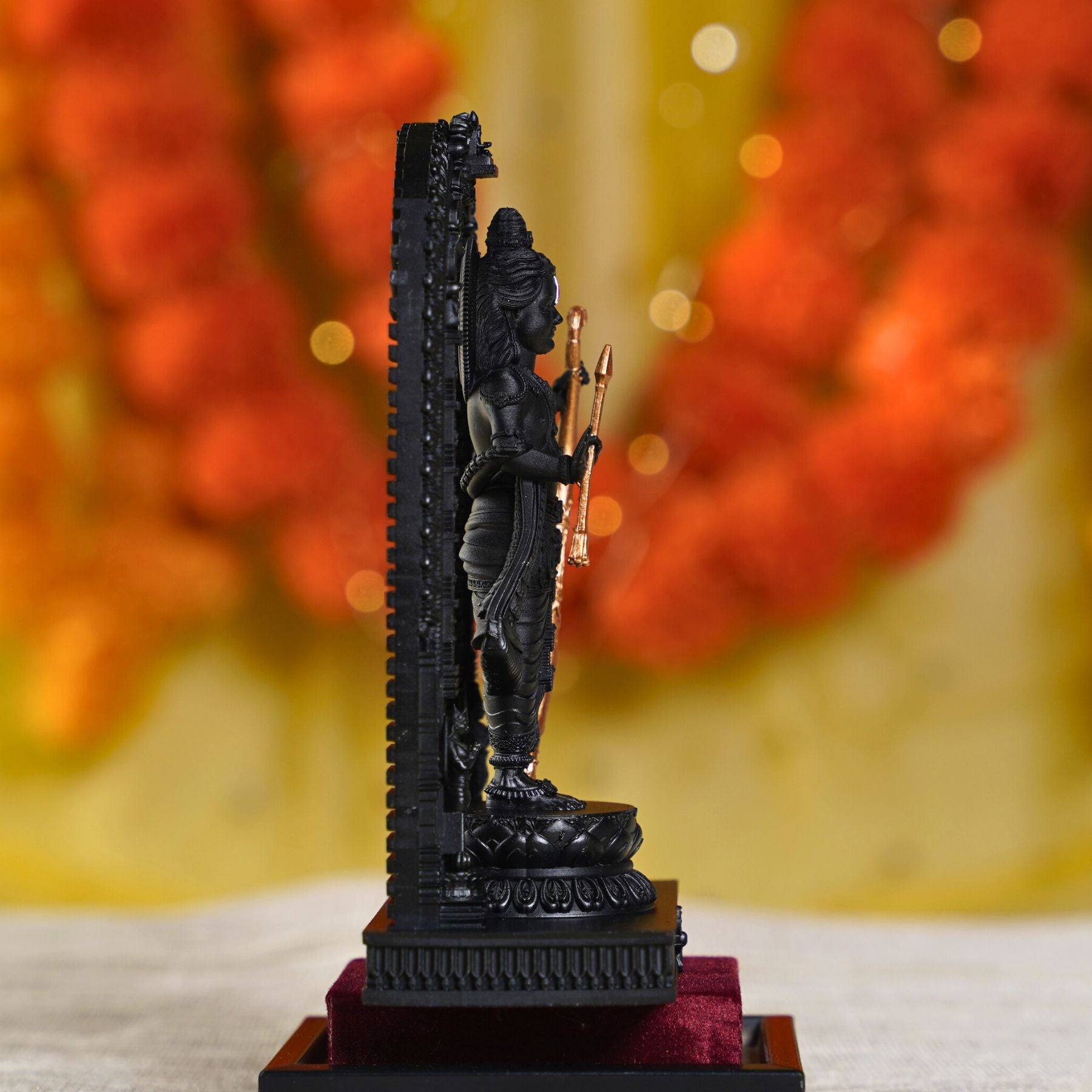 Ram Lalla Ayodhya Ram Mandir Murti Black