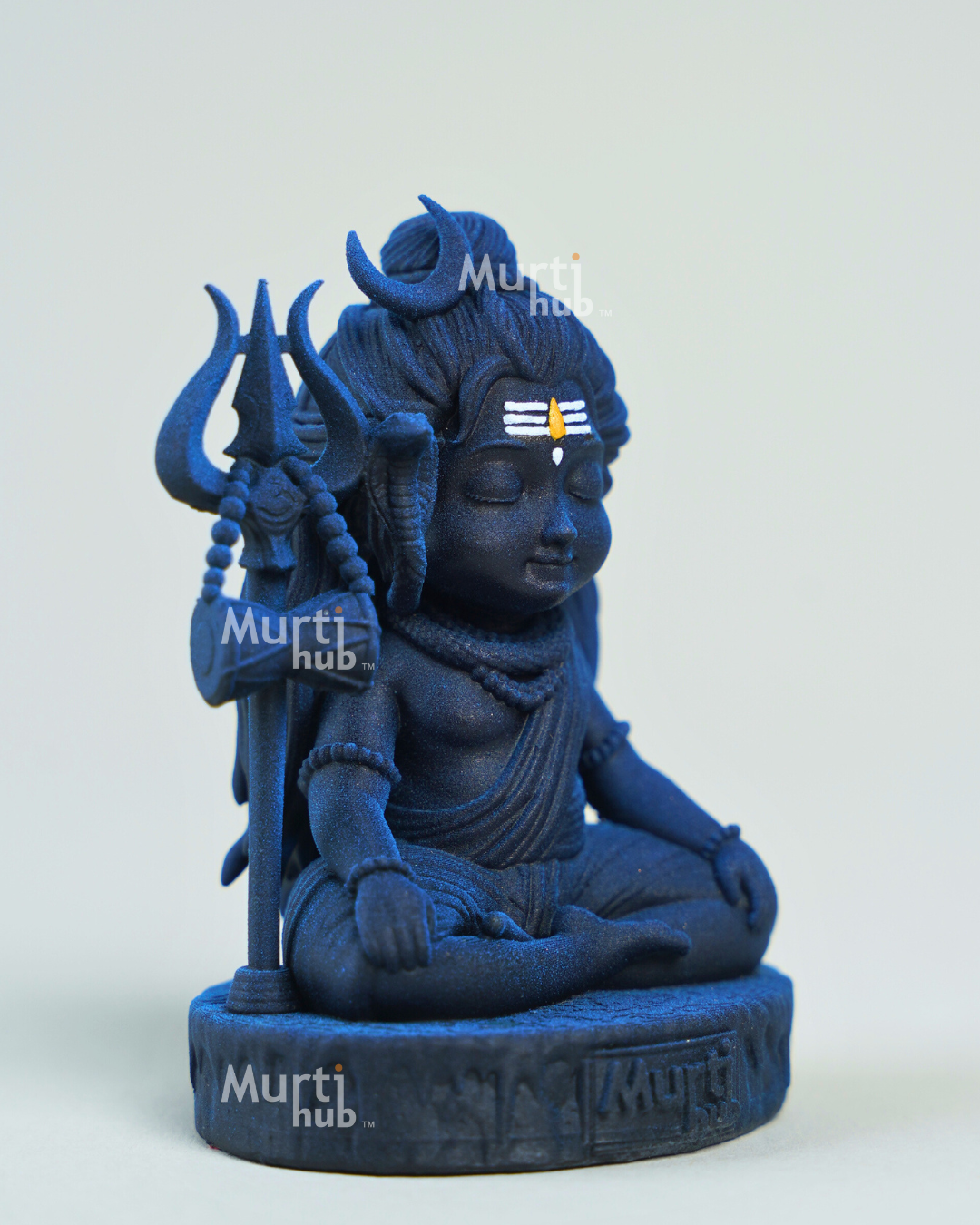 Baal Shiva Idol – The Serene Meditator Antique Gold