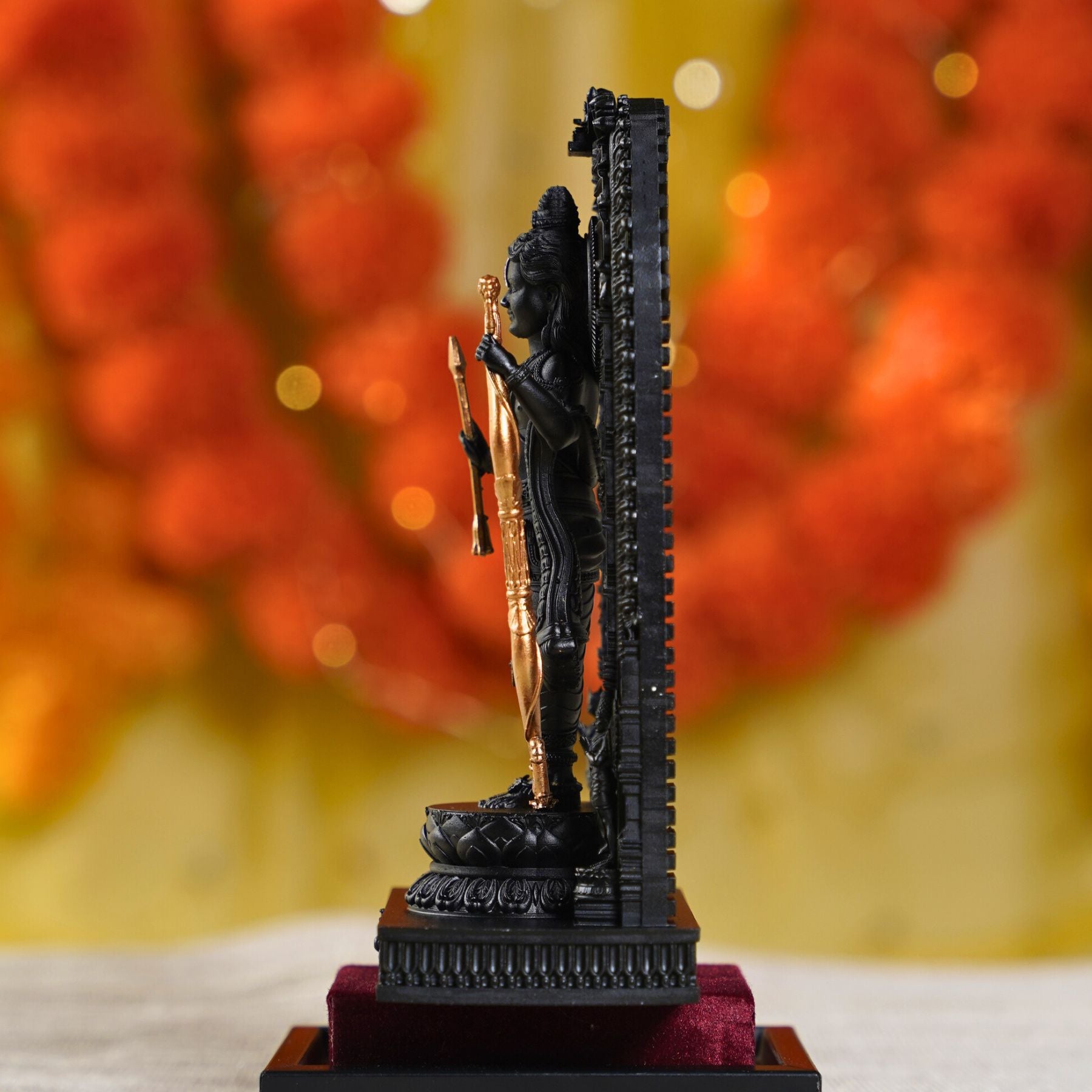 Ram Lalla Ayodhya Ram Mandir Murti Antique Gold