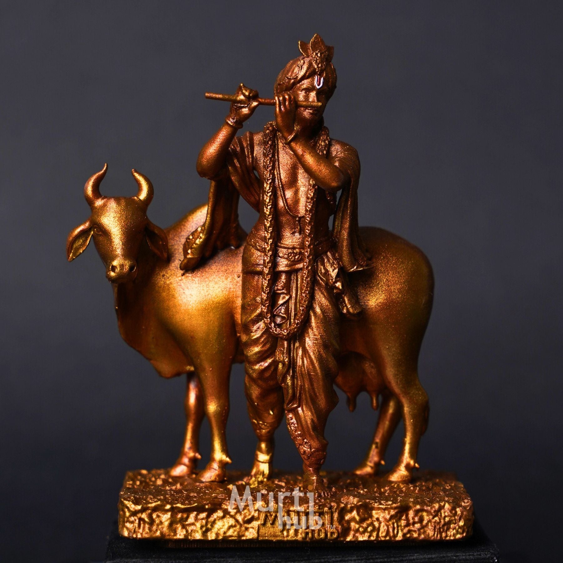 Krishna with Cow White