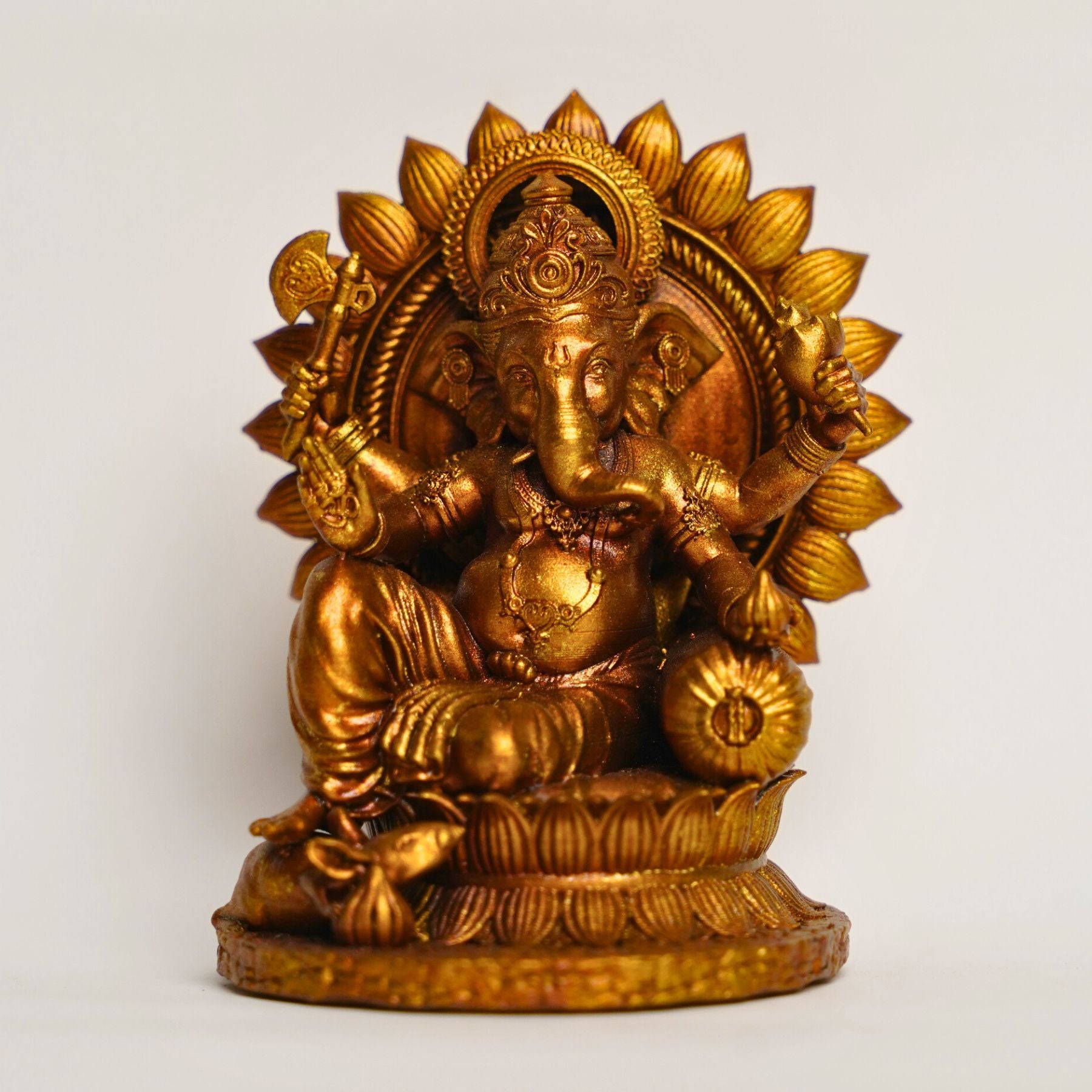 Lord Ganesha Antique Gold