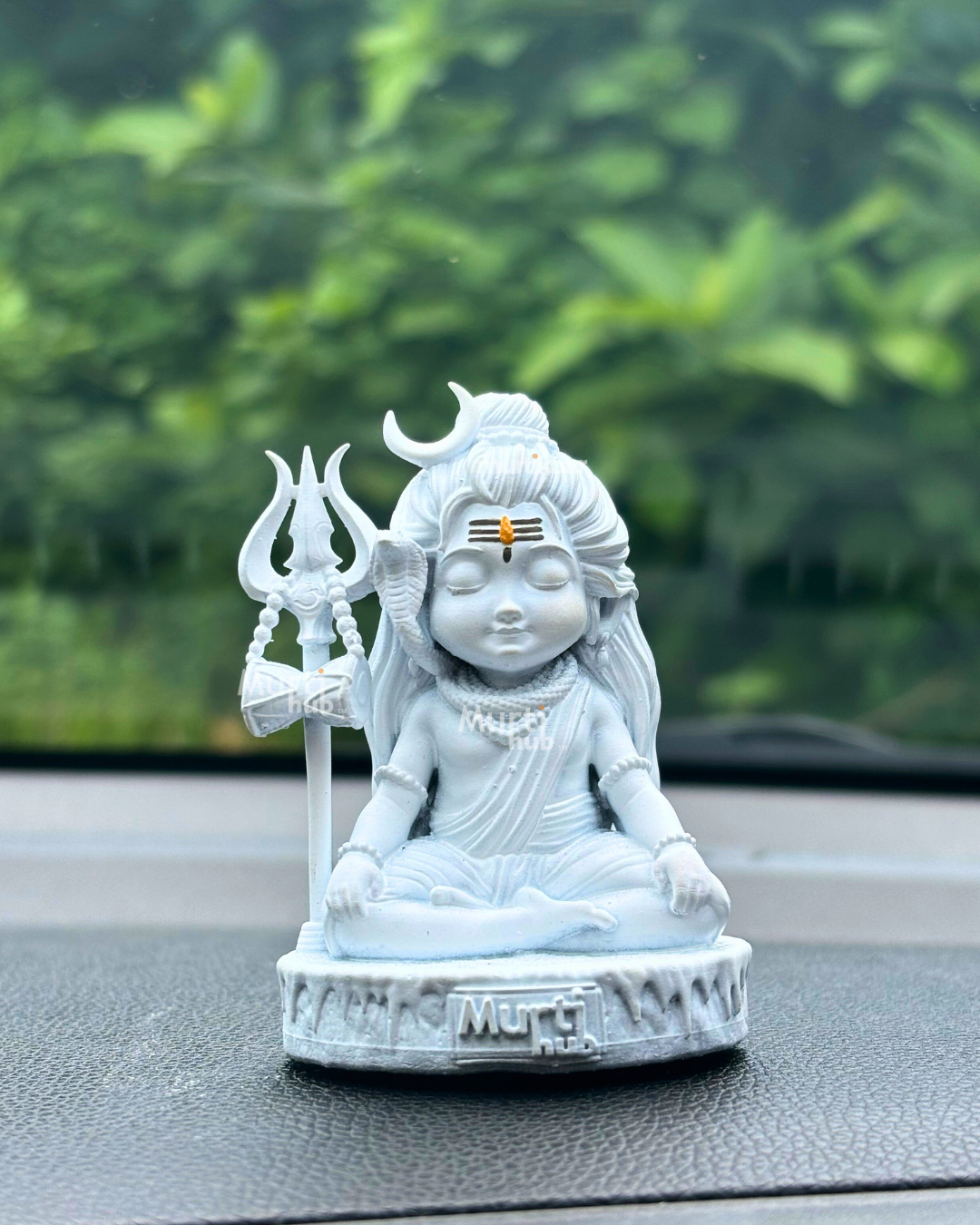 Baal Shiva Idol – The Serene Meditator White