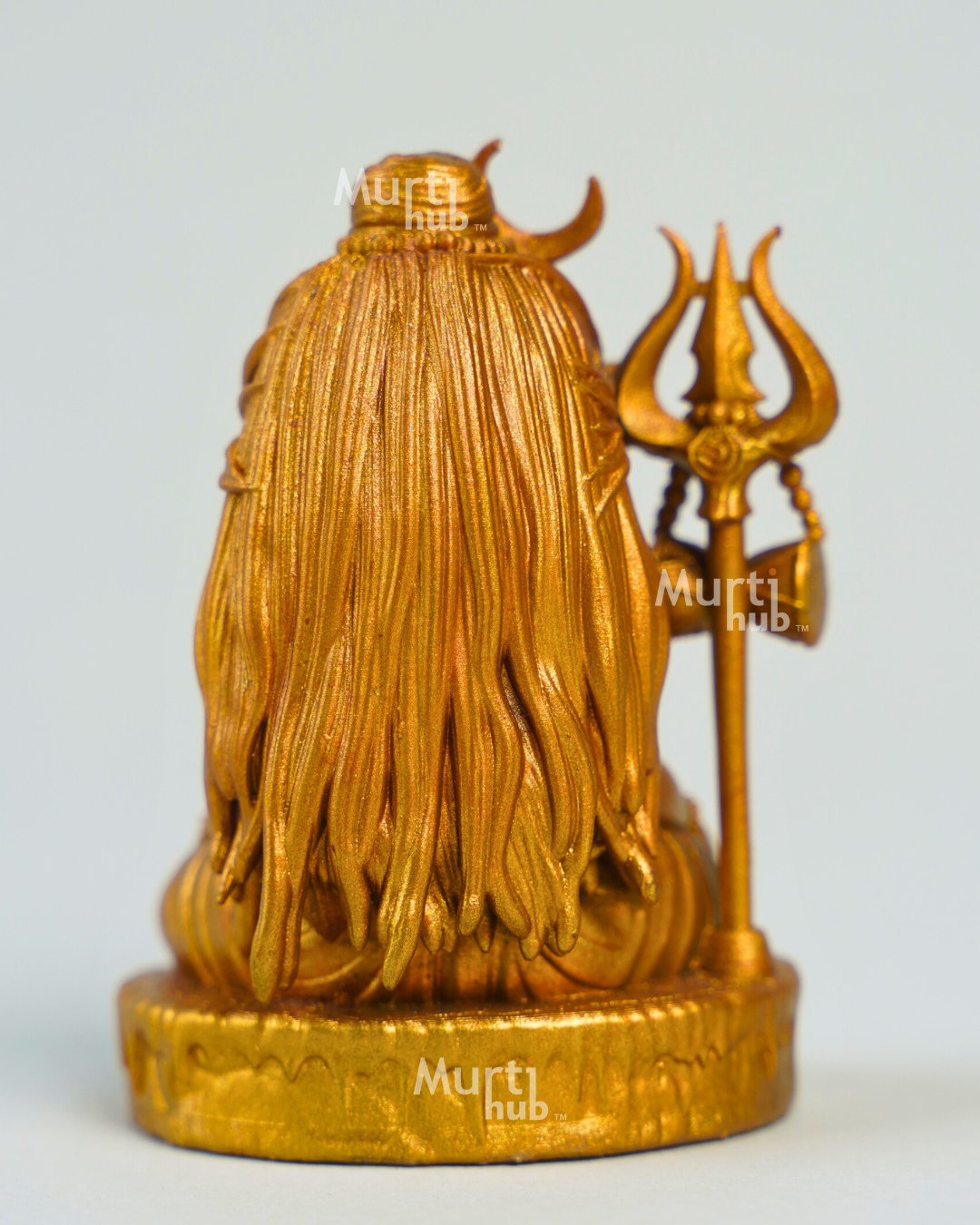 Baal Shiva Idol – The Serene Meditator Antique Gold