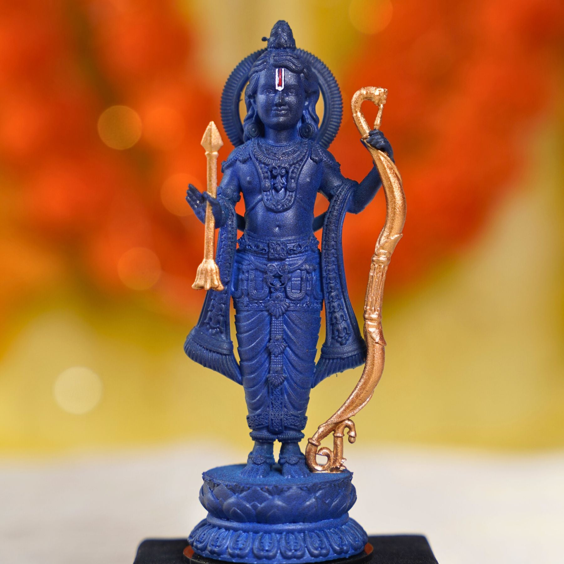 Ram Lalla Murti Antique Gold