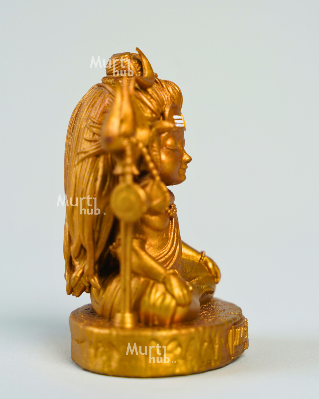 Baal Shiva Idol – The Serene Meditator Antique Gold