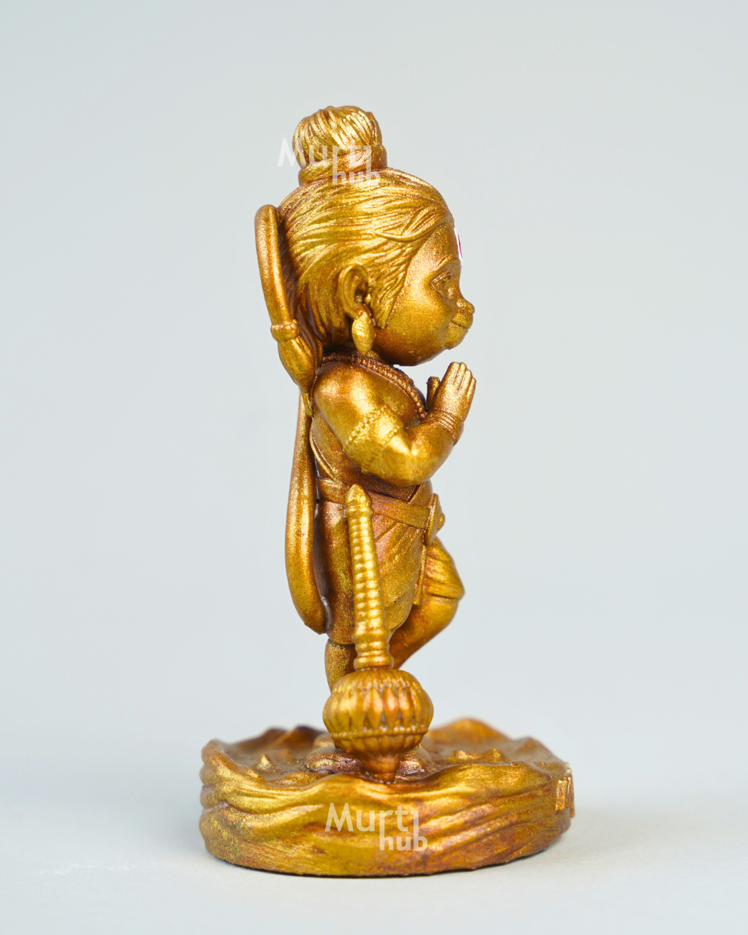 Baal Hanuman Idol– Ram Setu Delight Antique Gold