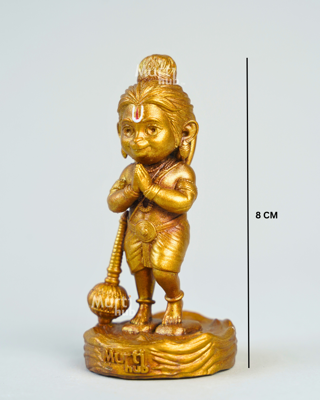 Baal Hanuman Idol– Ram Setu Delight Antique Gold