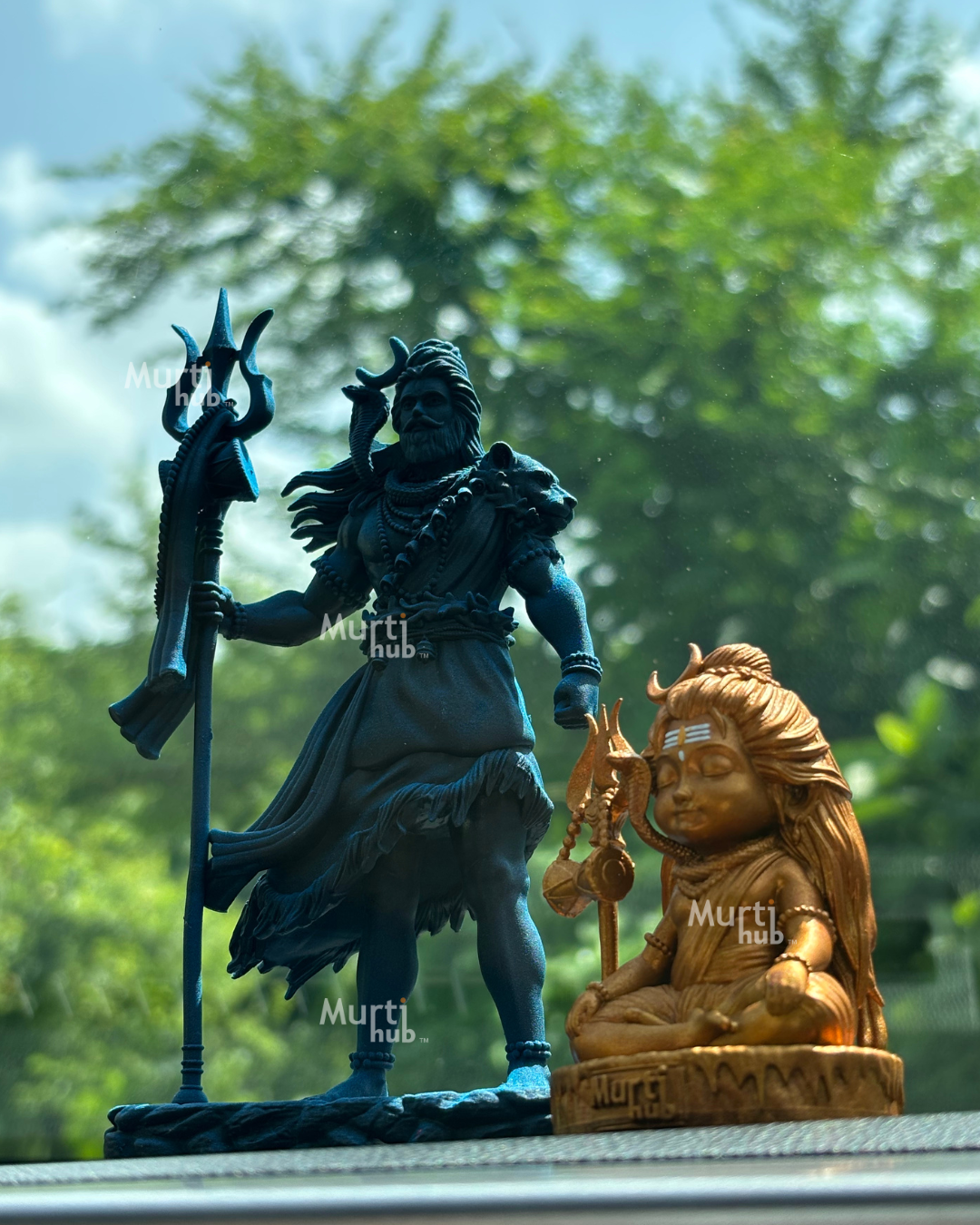 Shiva The Protector and Baal Shiva Pair