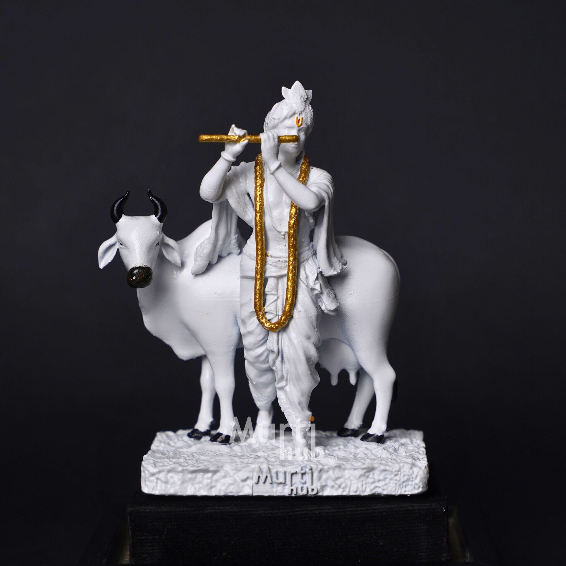 Krishna with Cow White