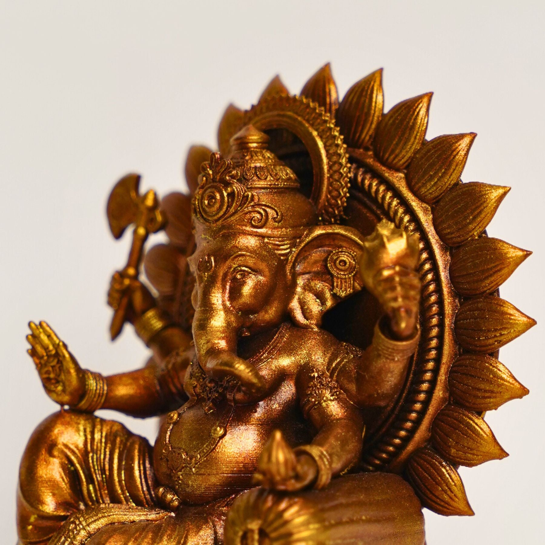 Lord Ganesha Antique Gold