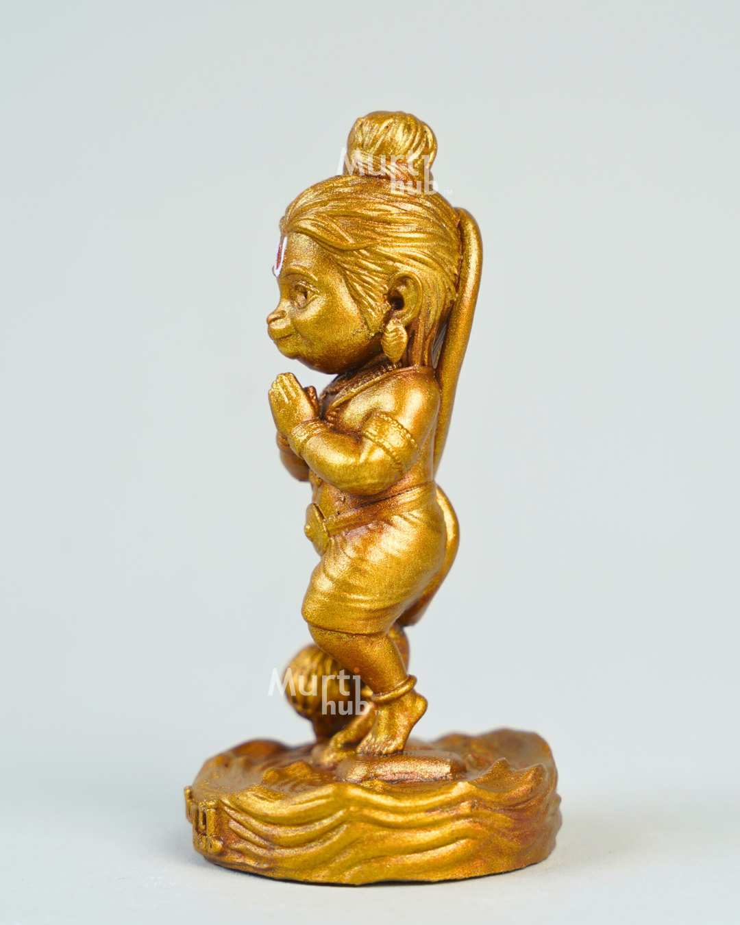 Baal Hanuman Idol– Ram Setu Delight Antique Gold