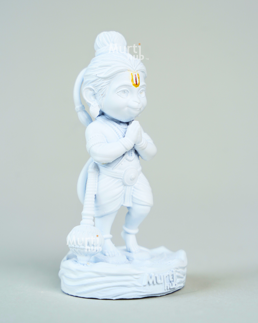 Baal Hanuman Idol– Ram Setu Delight White