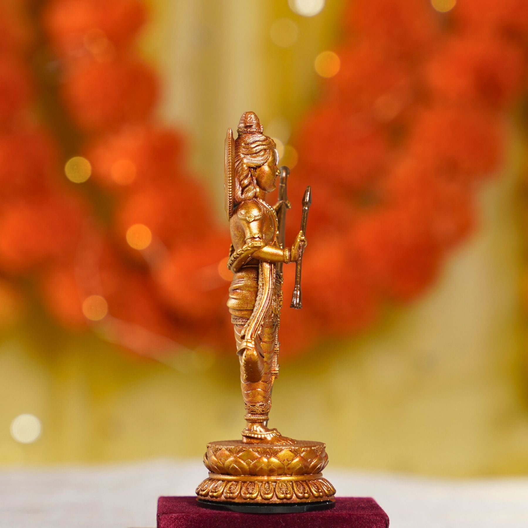 Ram Lalla Murti Antique Gold