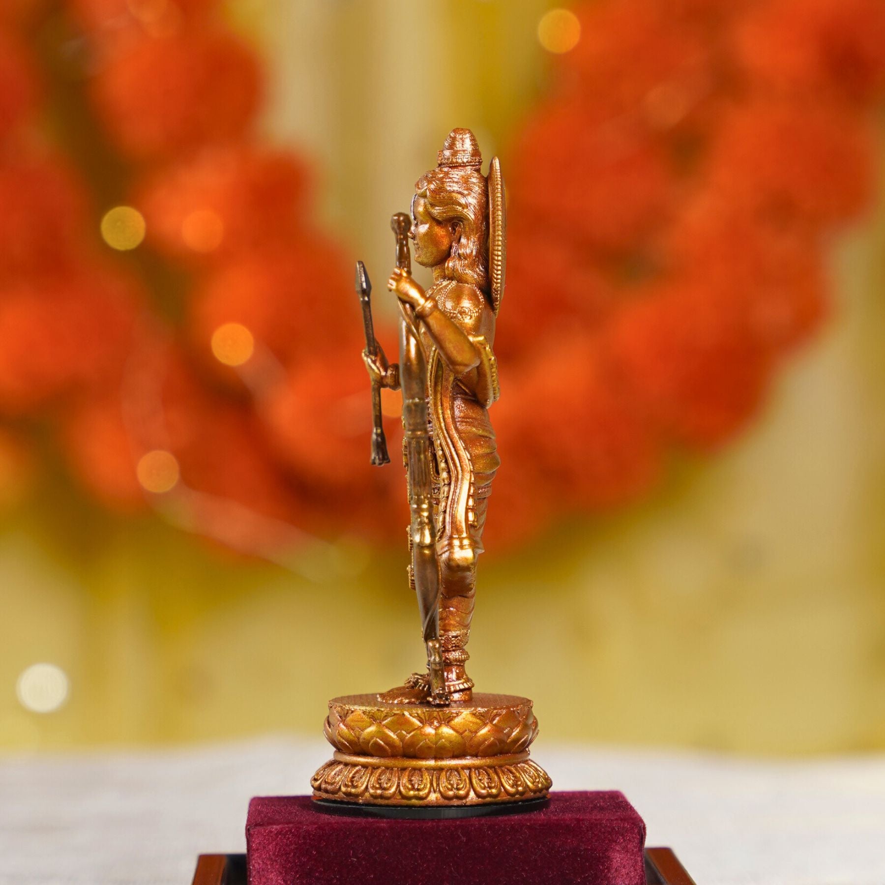 Ram Lalla Murti Antique Gold