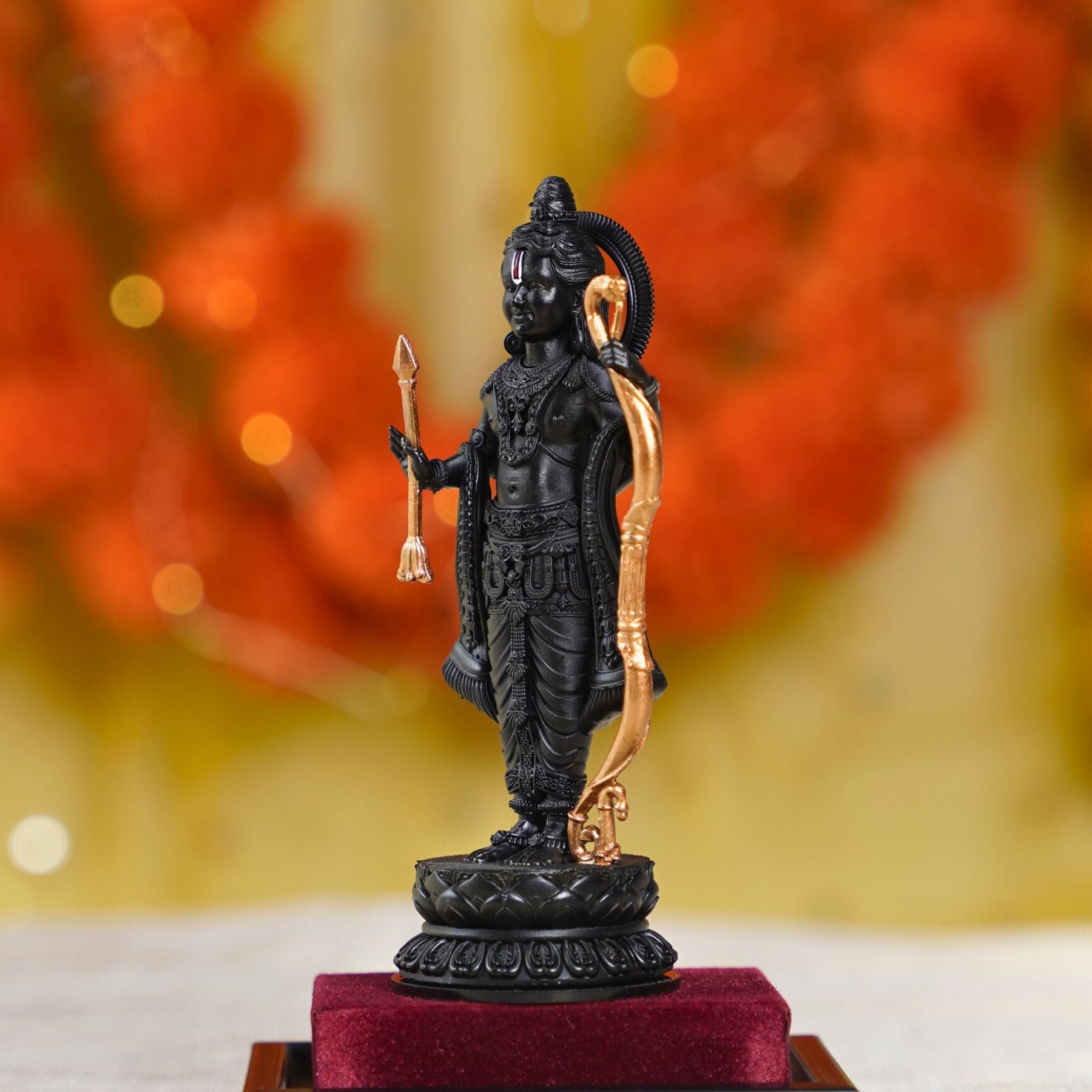 Ram Lalla Murti Antique Gold