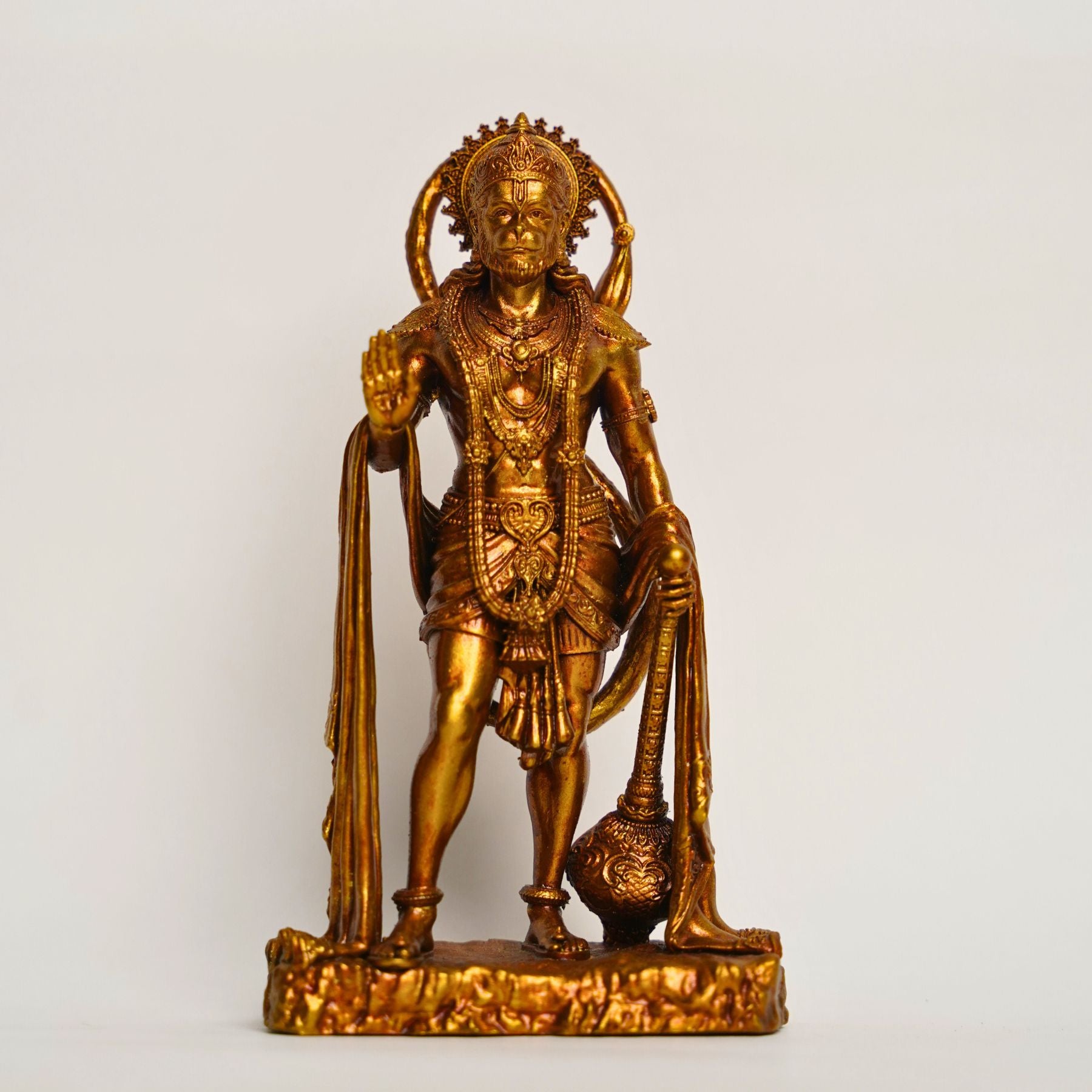 Mahabali Hanuman ji Antique Gold