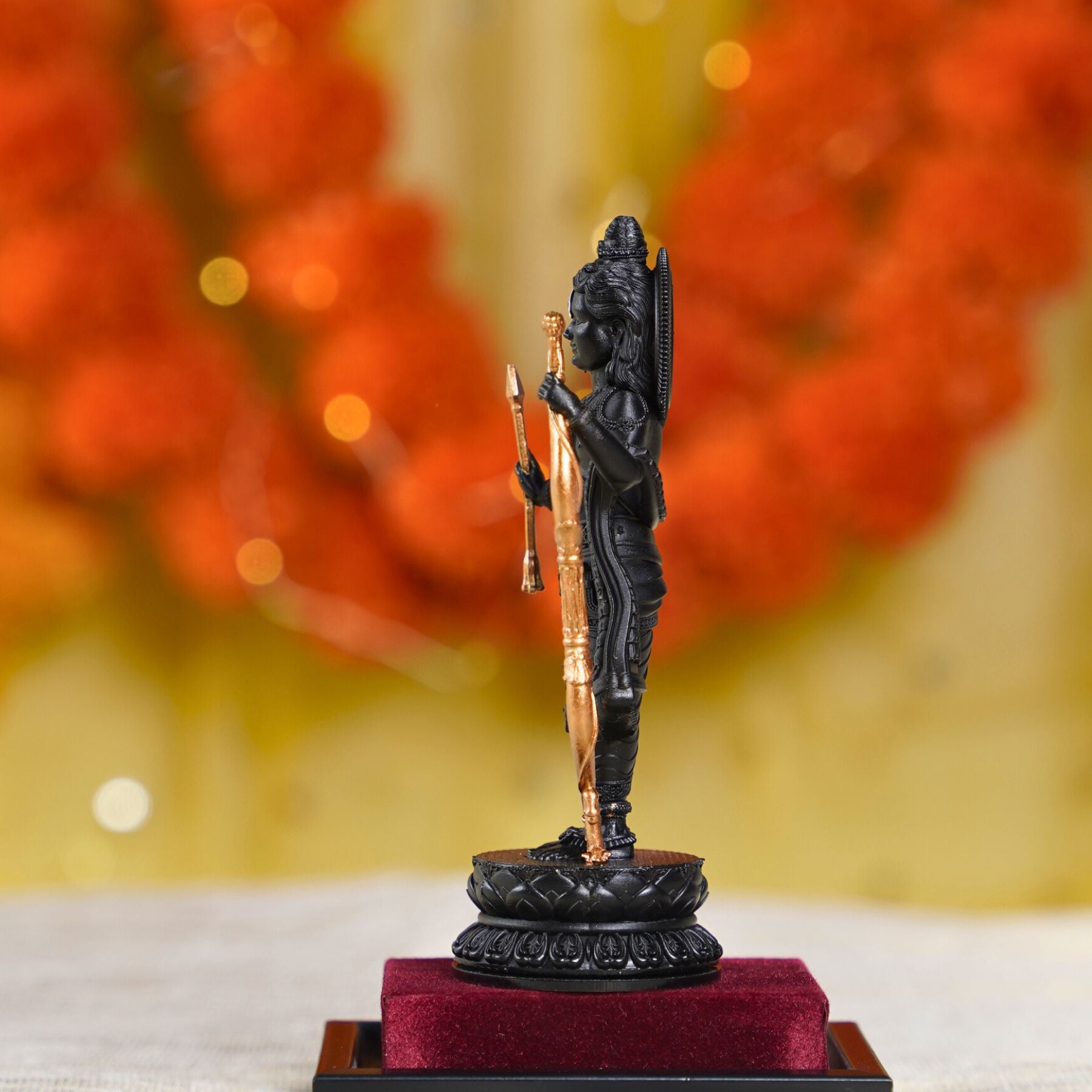 Ram Lalla Murti Antique Gold