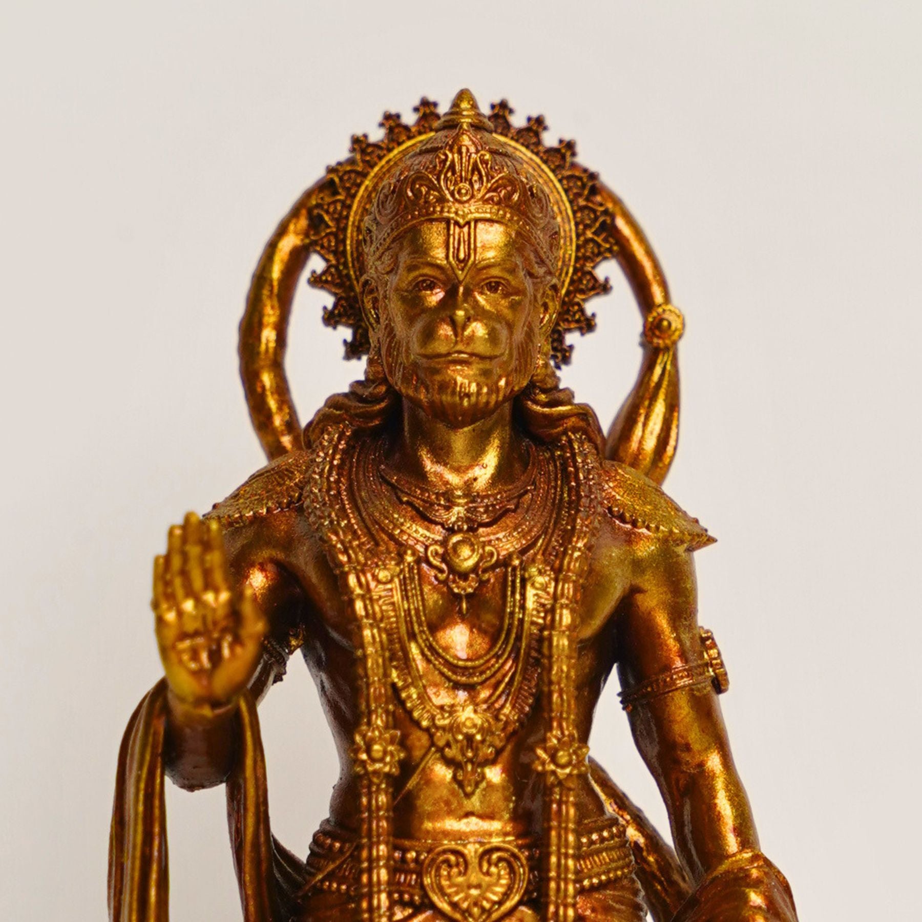 Mahabali Hanuman ji Antique Gold