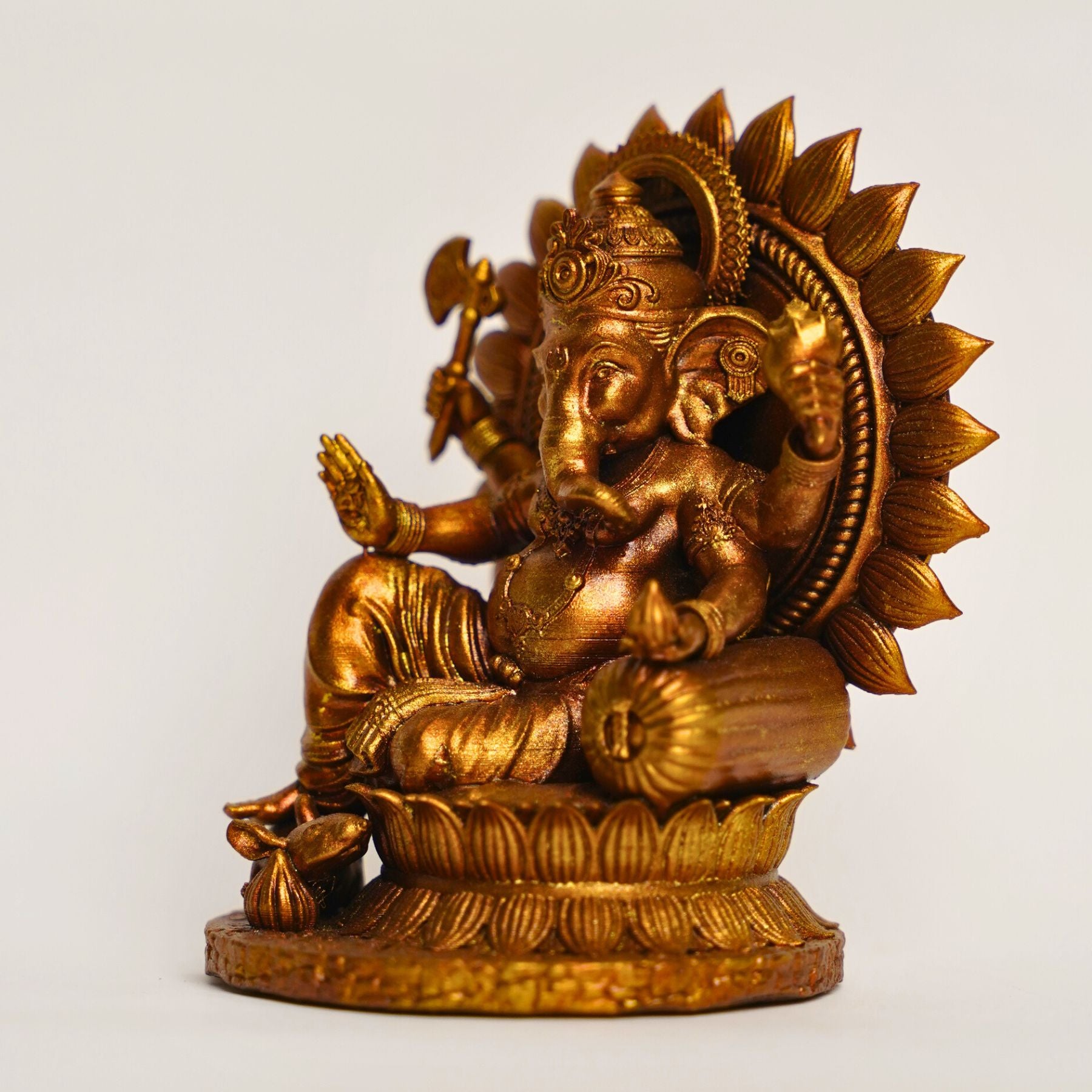 Lord Ganesha Antique Gold