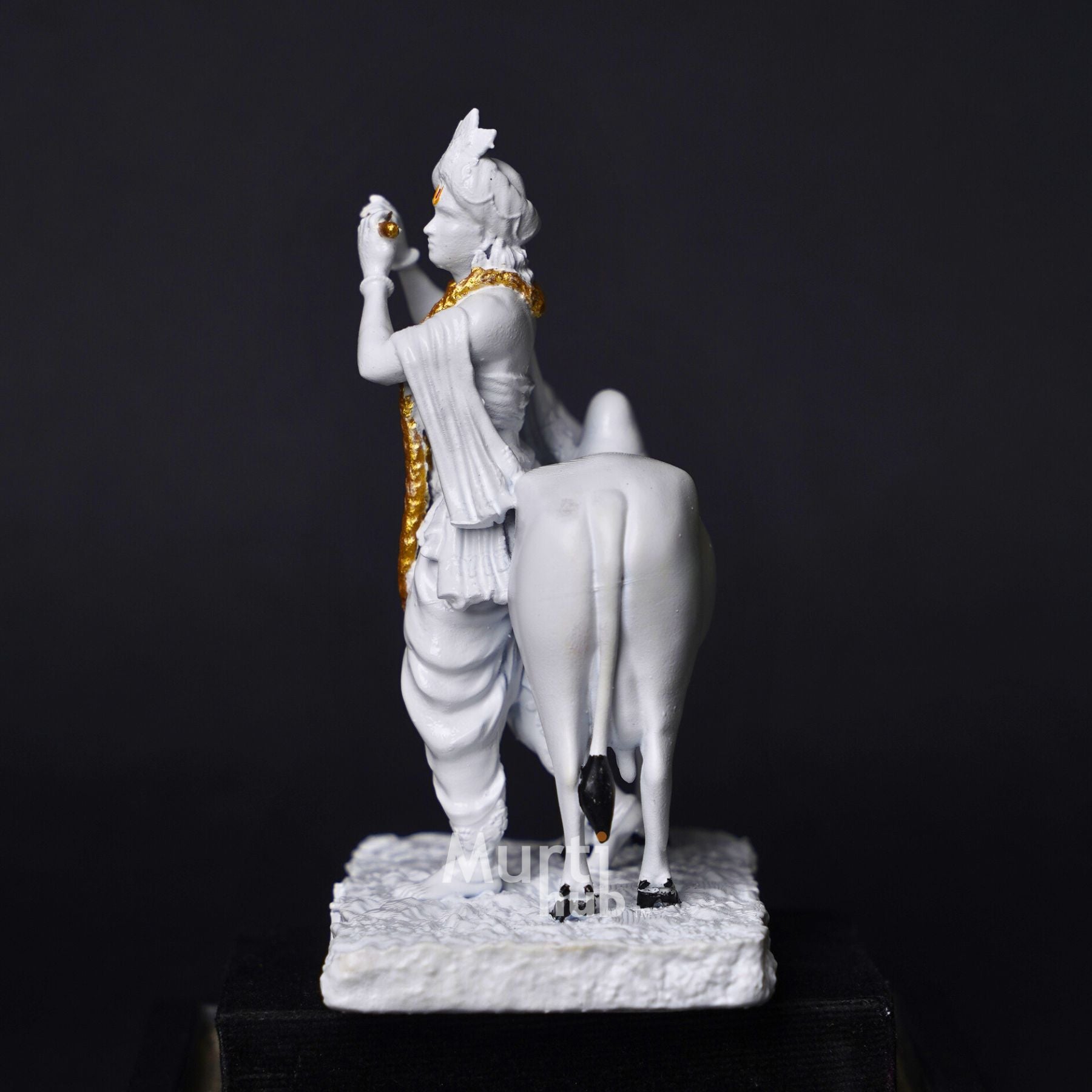 Krishna with Cow White