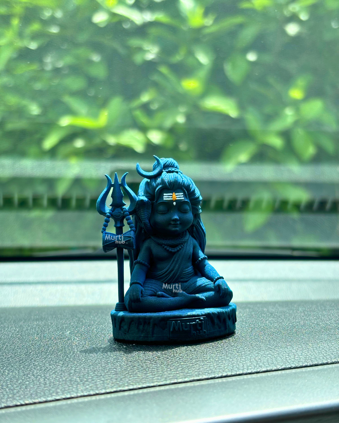 Baal Shiva Idol – The Serene Meditator Blue