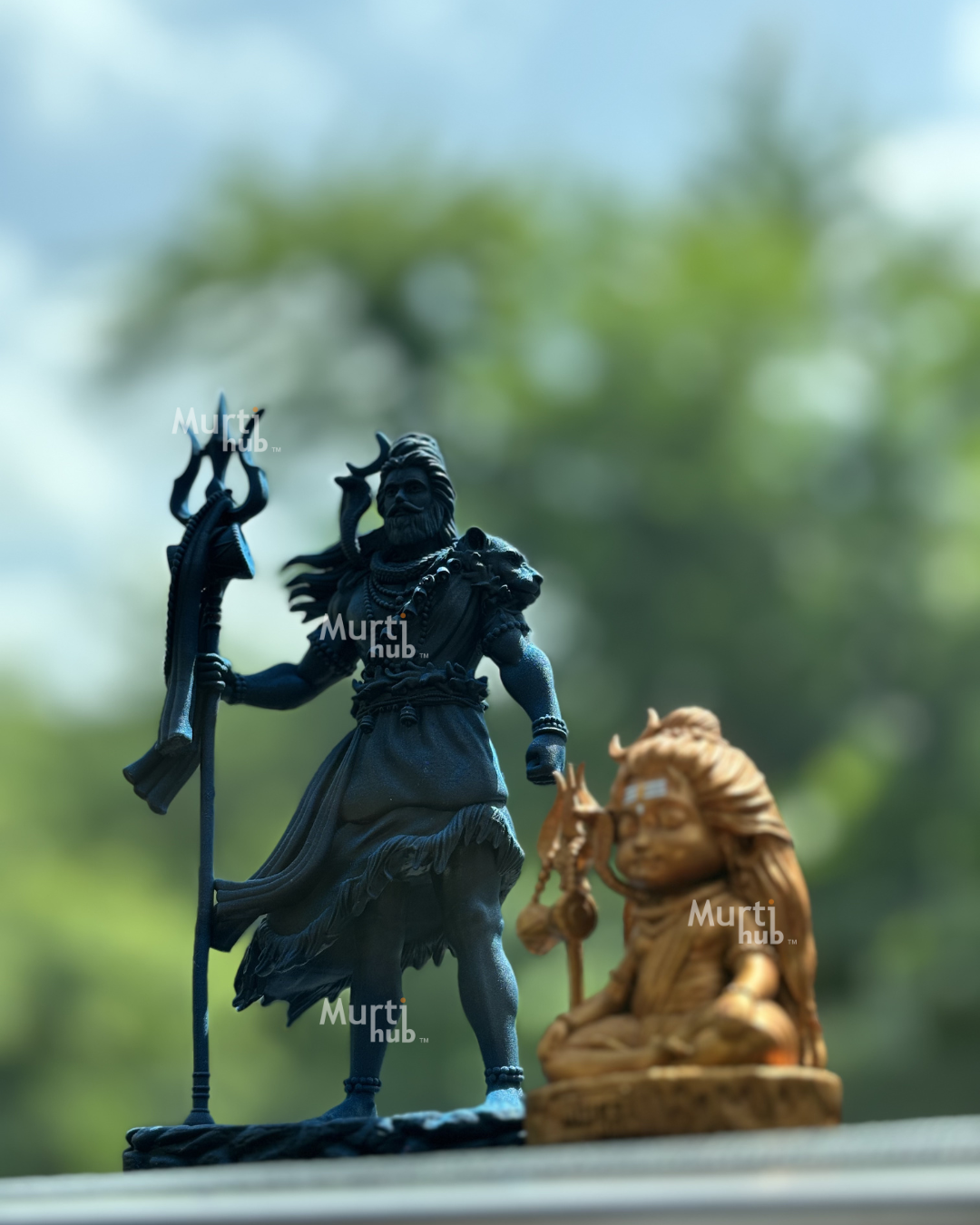 Shiva The Protector and Baal Shiva Pair