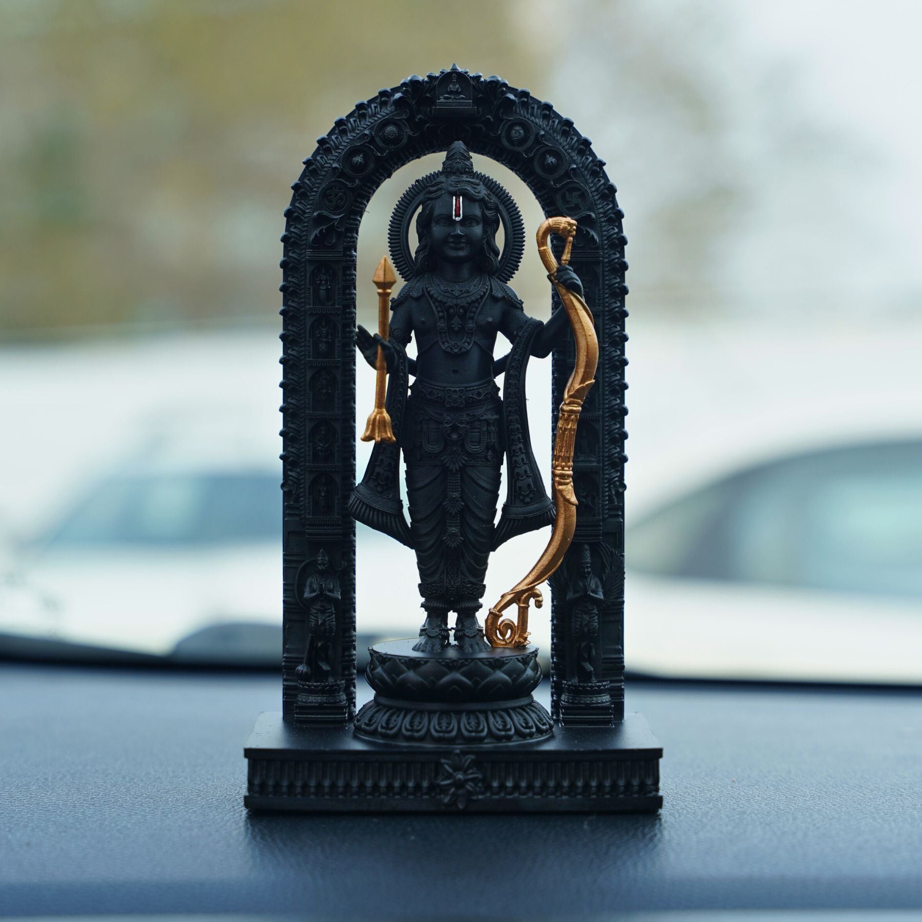 Ram Lalla Ayodhya Ram Mandir Murti Black