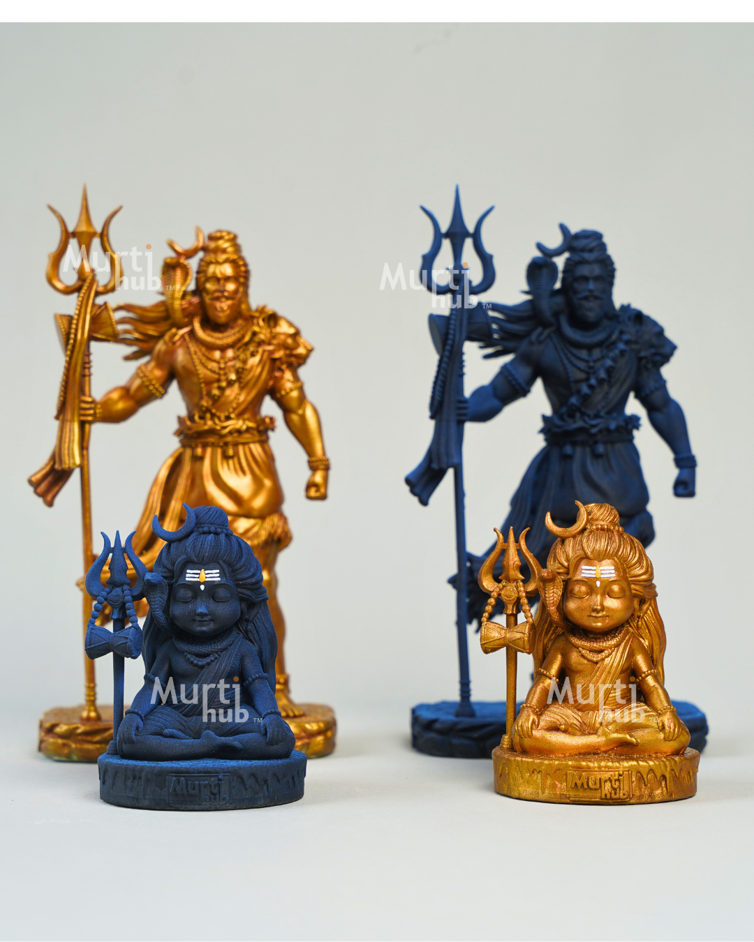 Shiva The Protector and Baal Shiva Pair