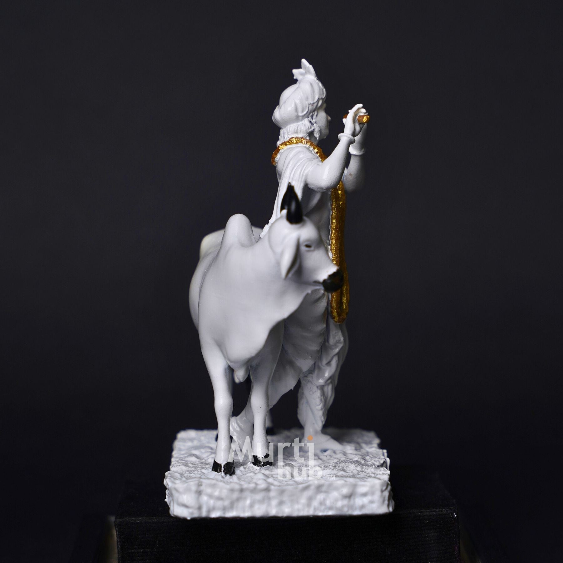 Krishna with Cow White