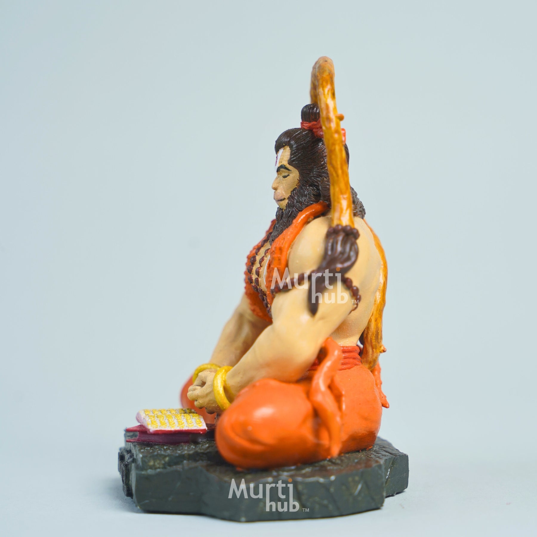 Pavan Sut Hanuman ji Hand Painted 6 Inch