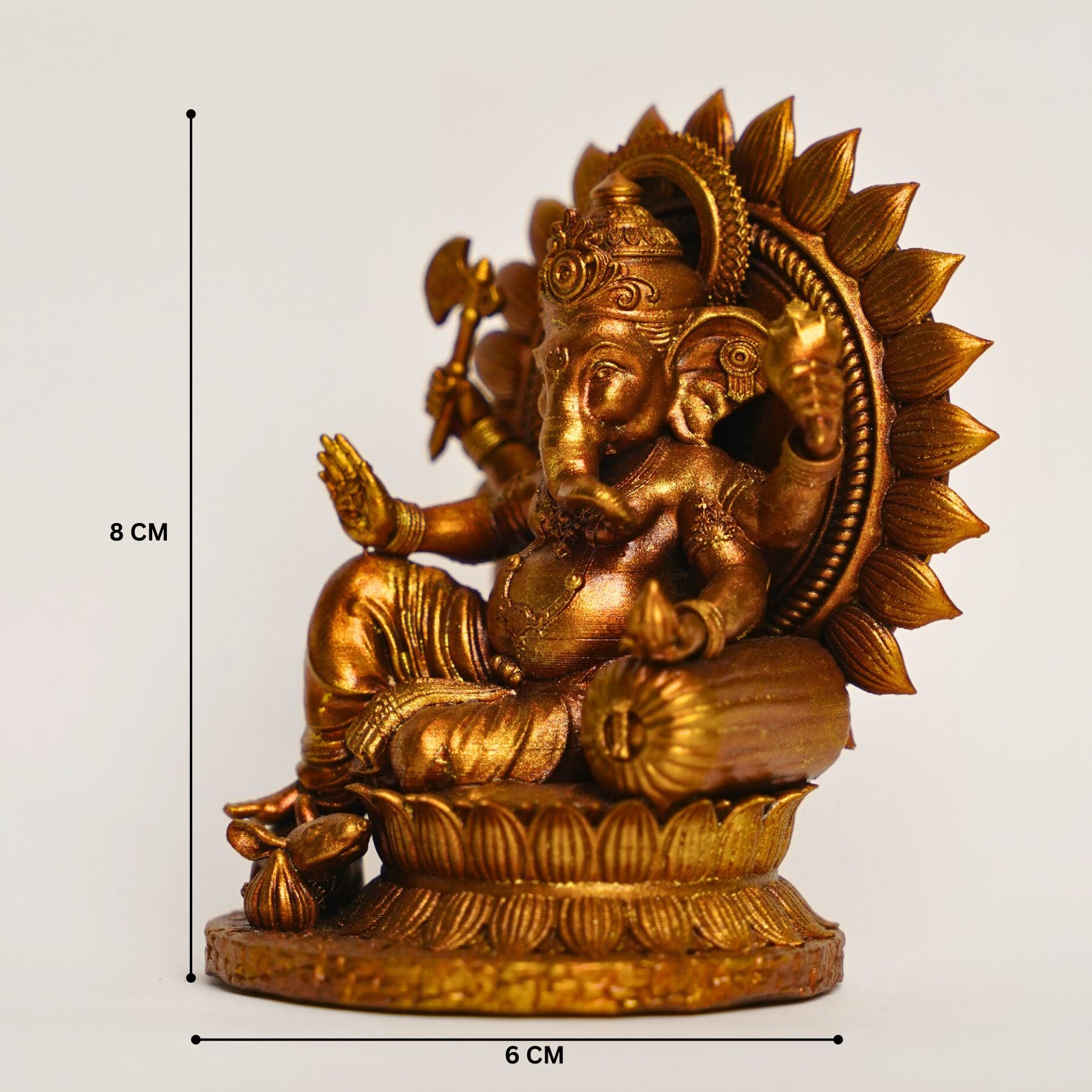 Lord Ganesha Antique Gold