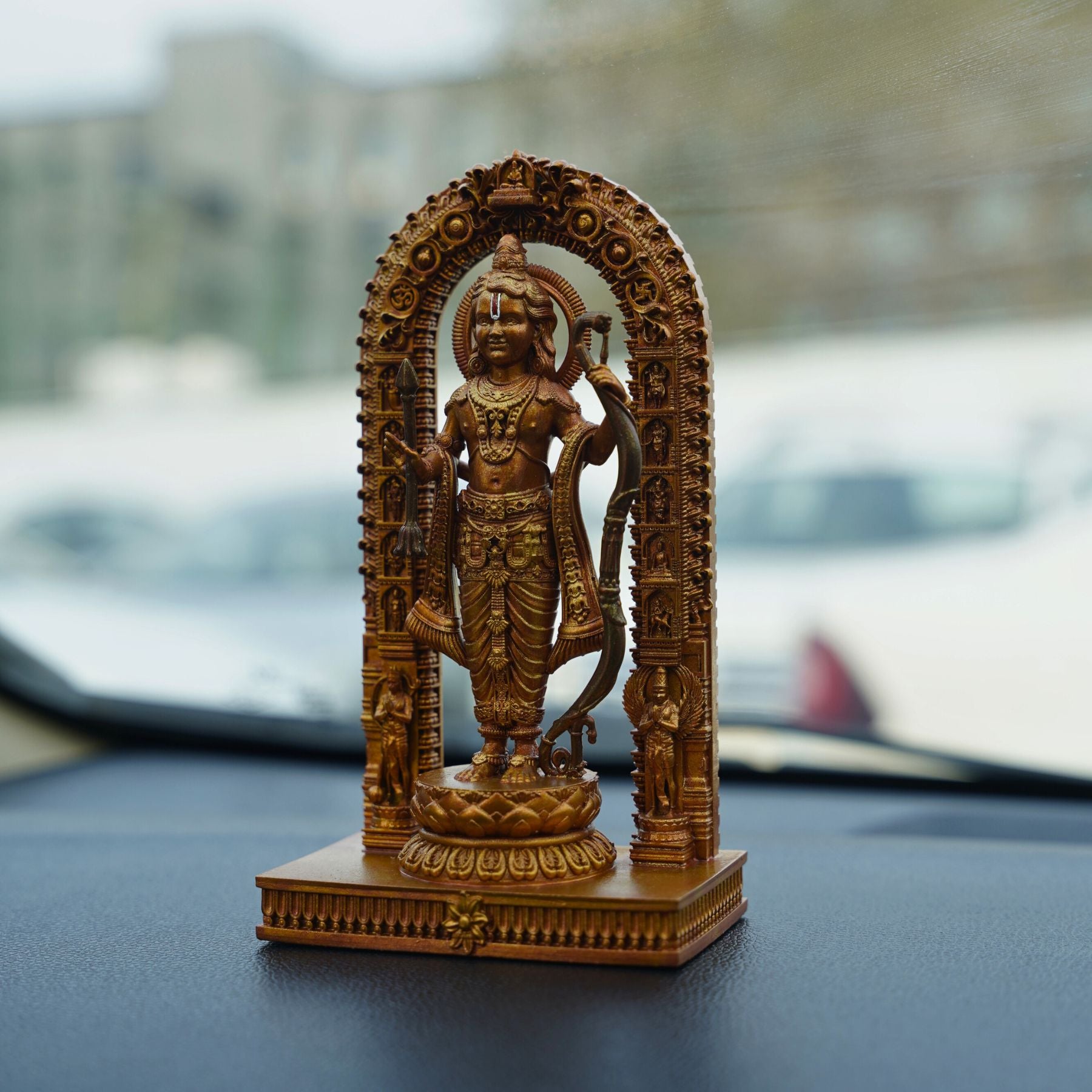 Ram Lalla Ayodhya Ram Mandir Murti Antique Gold