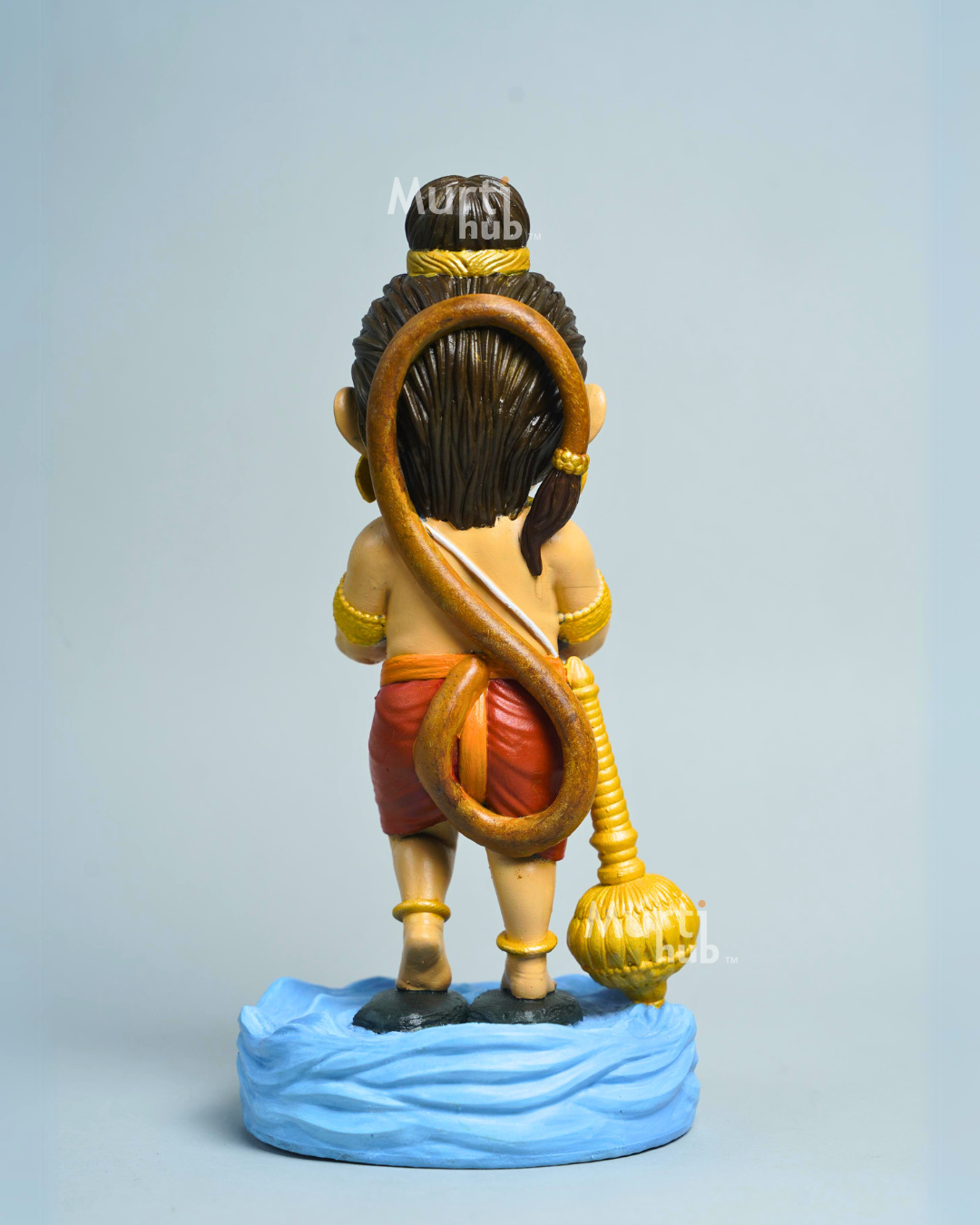 Baal Hanuman Idol– Ram Setu Delight Hand painted 8 cm