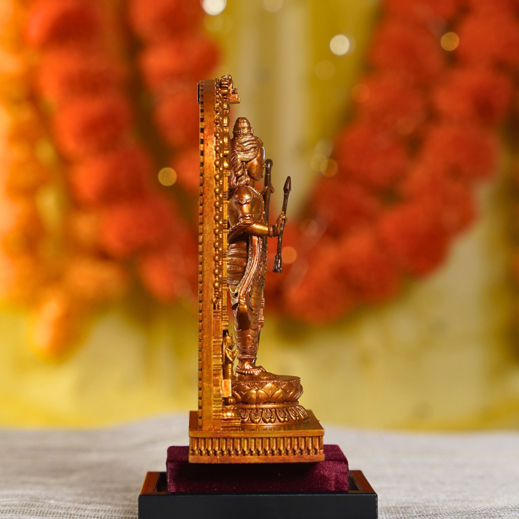 Ram Lalla Ayodhya Ram Mandir Murti Antique Gold