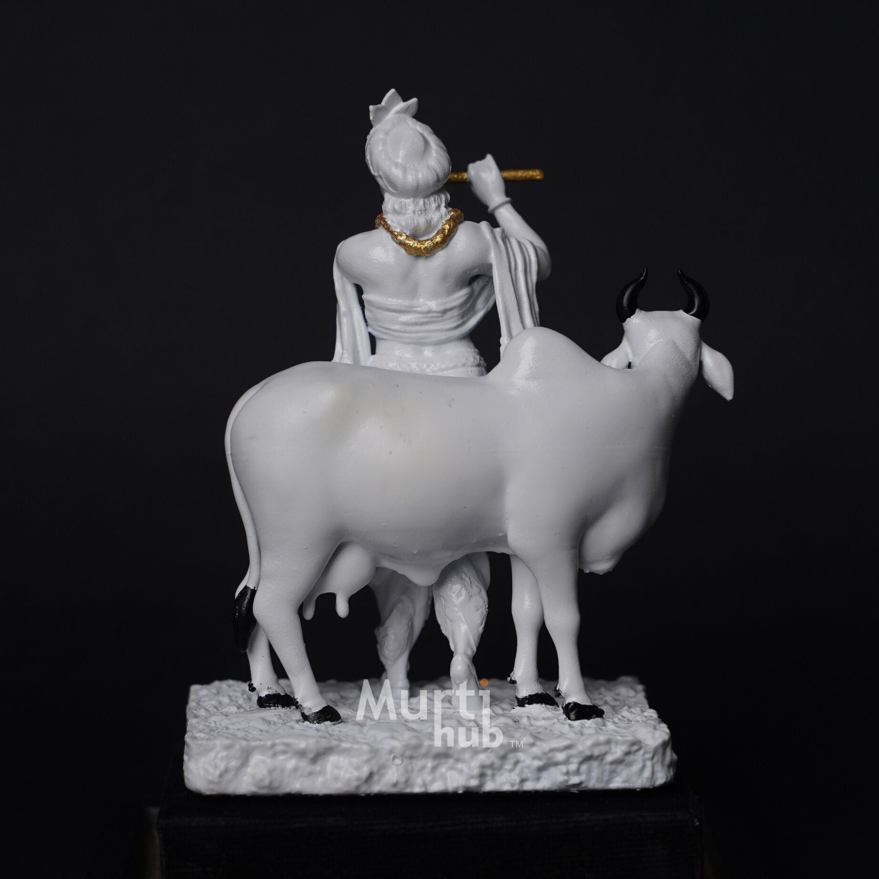 Krishna with Cow White